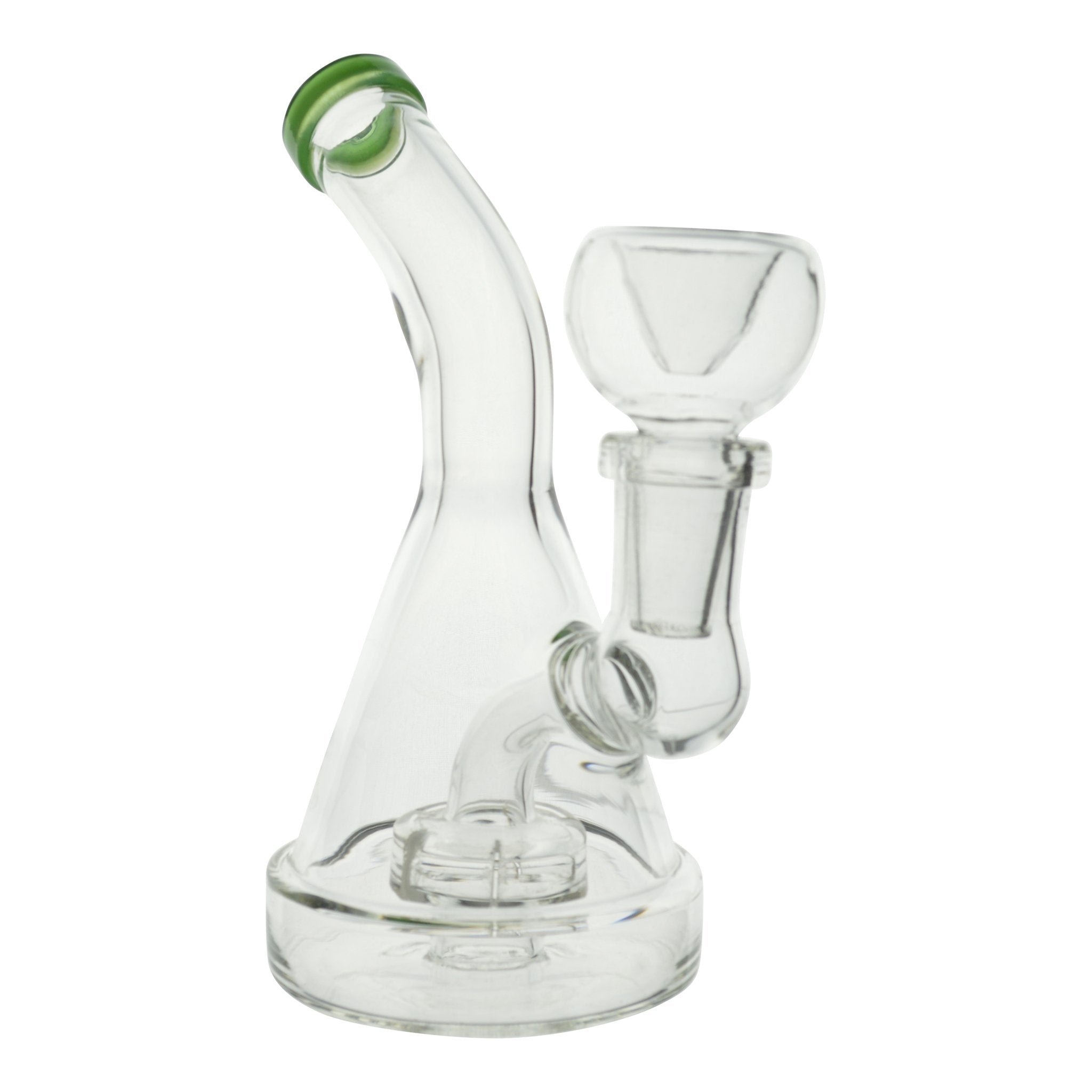 Single Disk Perc Mini Bong - 5.5in - Image 2