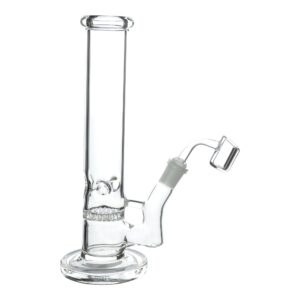 Single Honeycomb Straight Tube Dab Rig - 9in