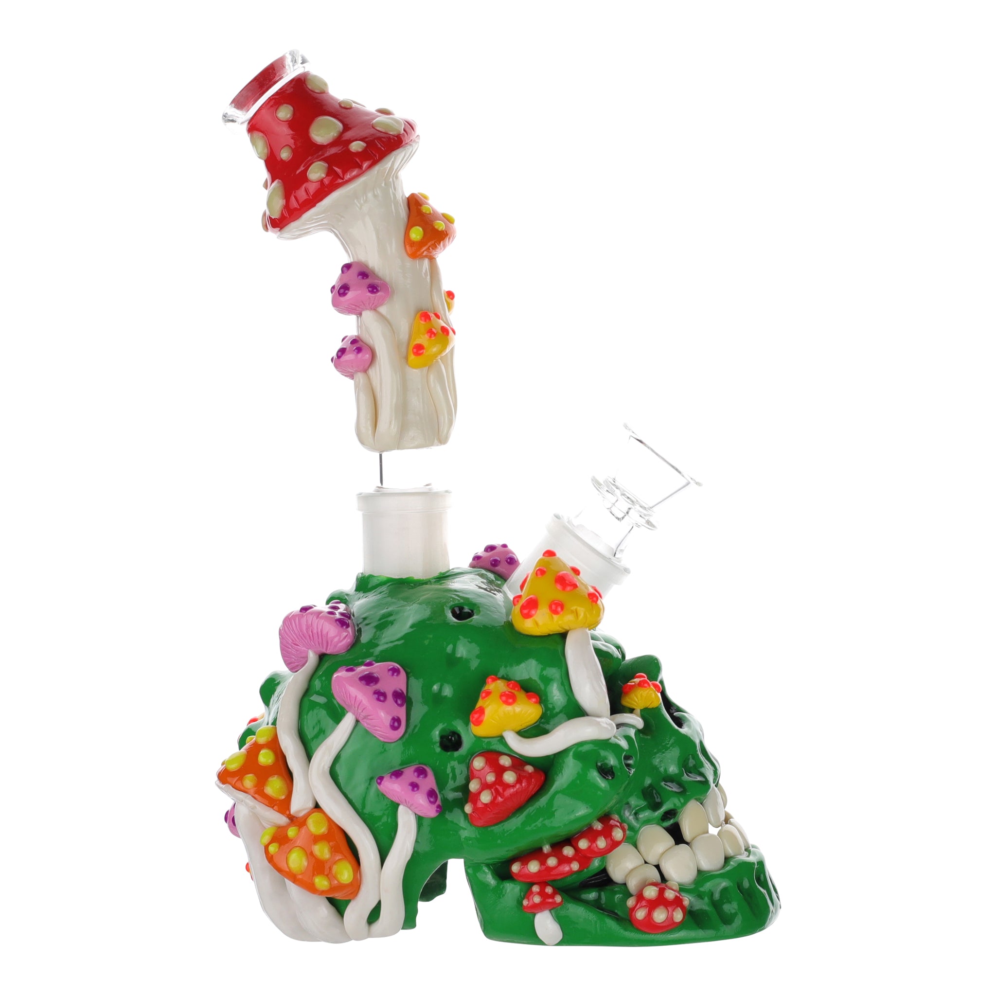 Skull Decay Bubbler Bong - 10in - Image 2