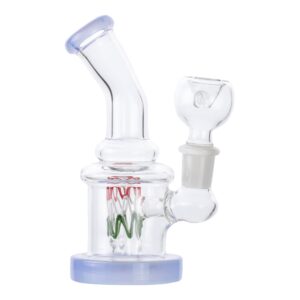 Squiggle Perc Mini Bong - 5in