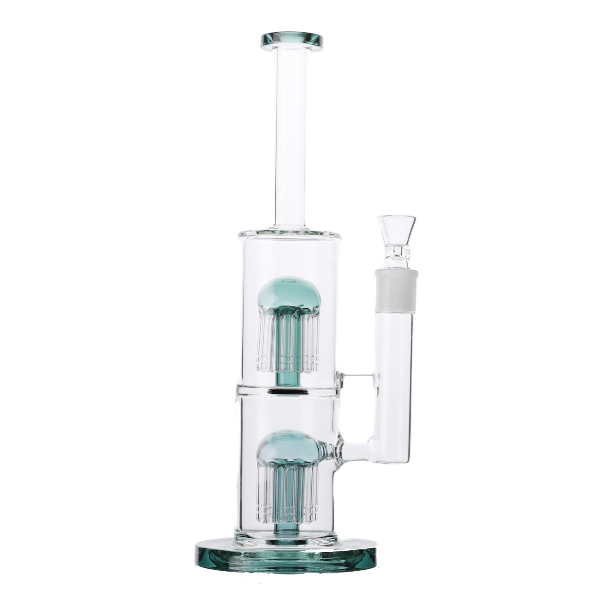 Straight Jelly Perc Bong - 13in