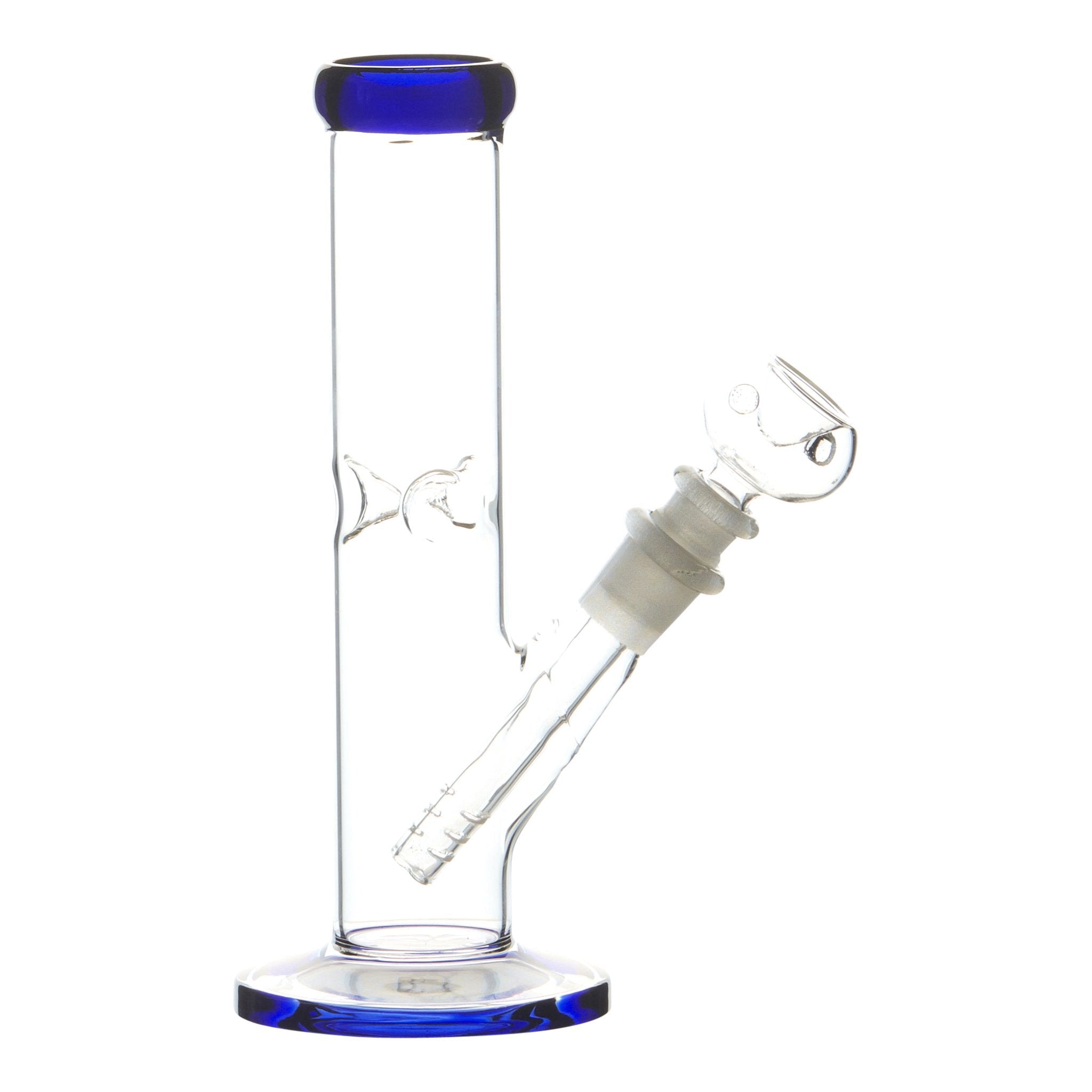 Straight Up Glass Bong - 8in - Image 2