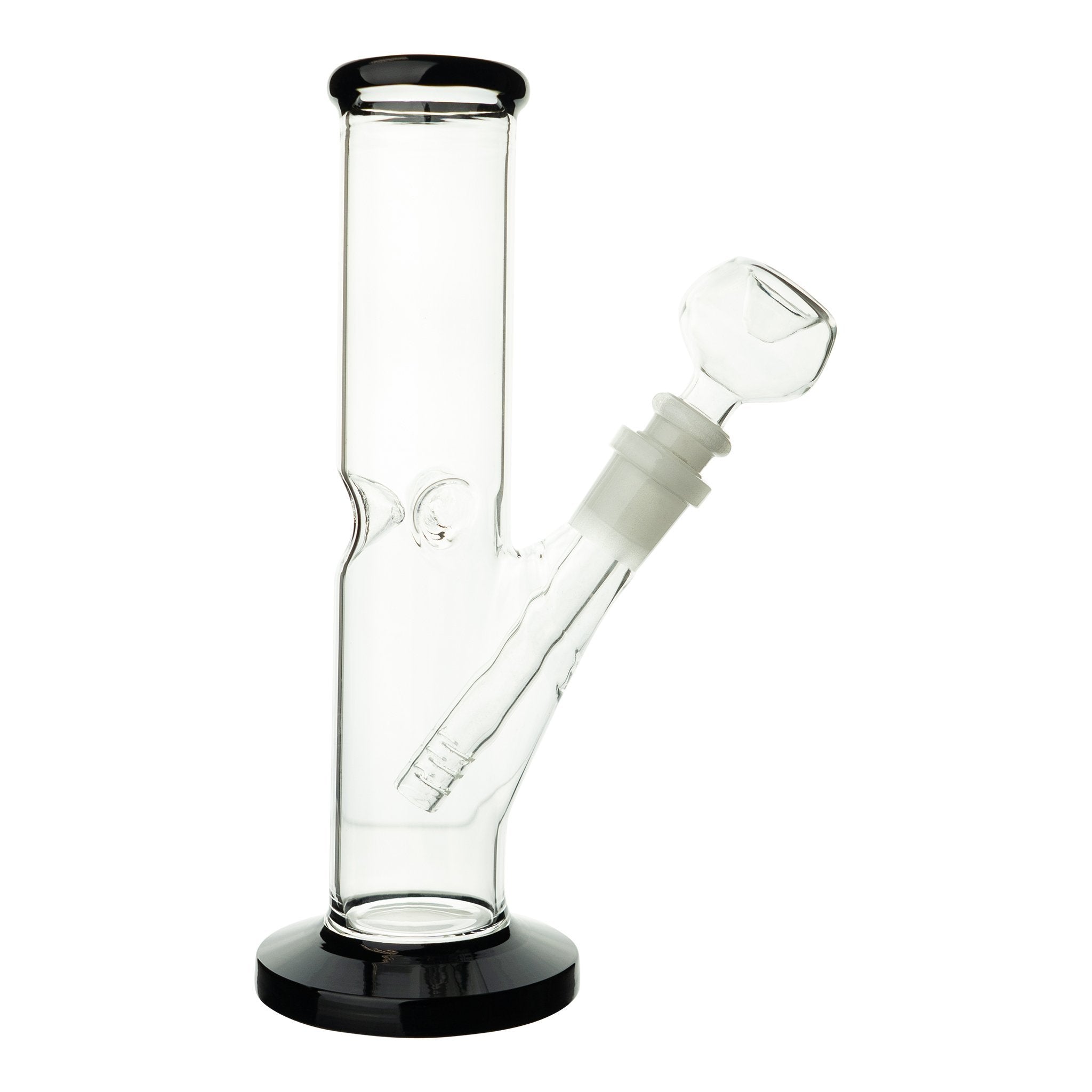 Straight Up Glass Bong - 8in - Image 8