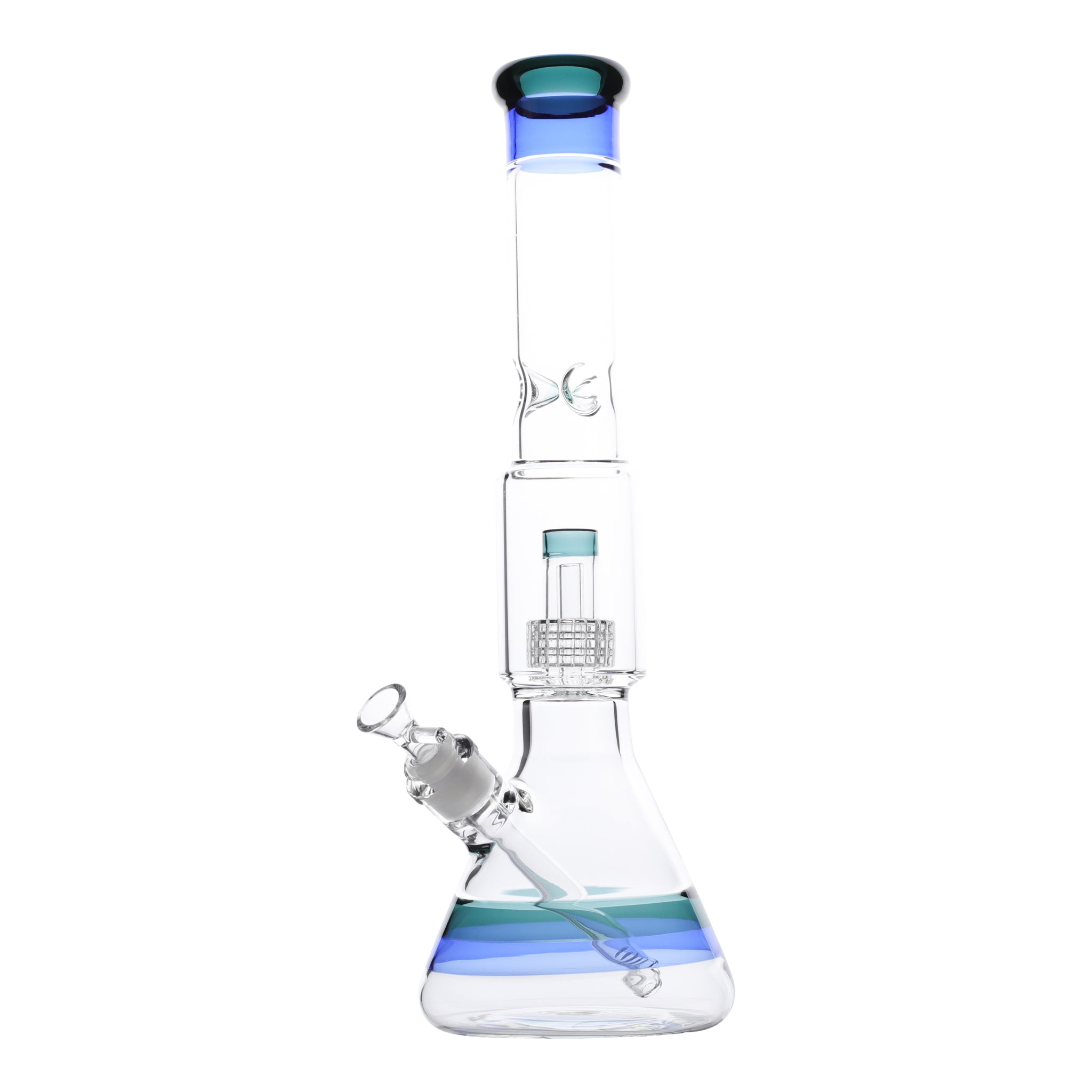Striped Matrix Beaker Bong - 17in - Image 3