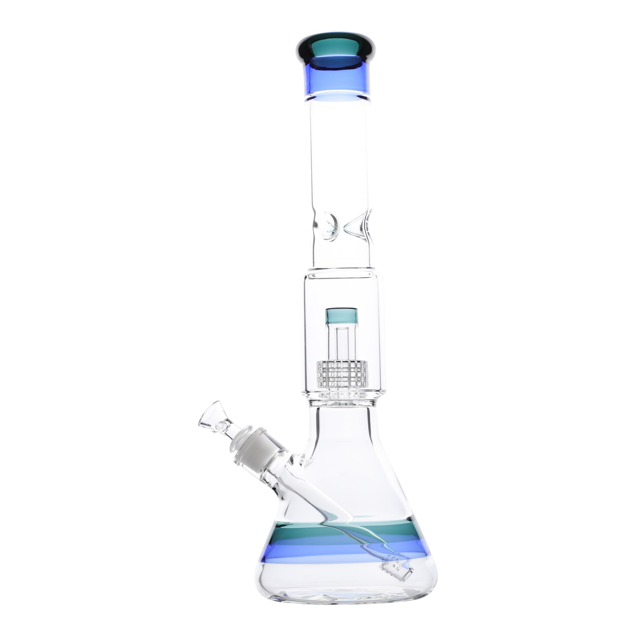 Striped Matrix Beaker Bong - 17in - Image 2