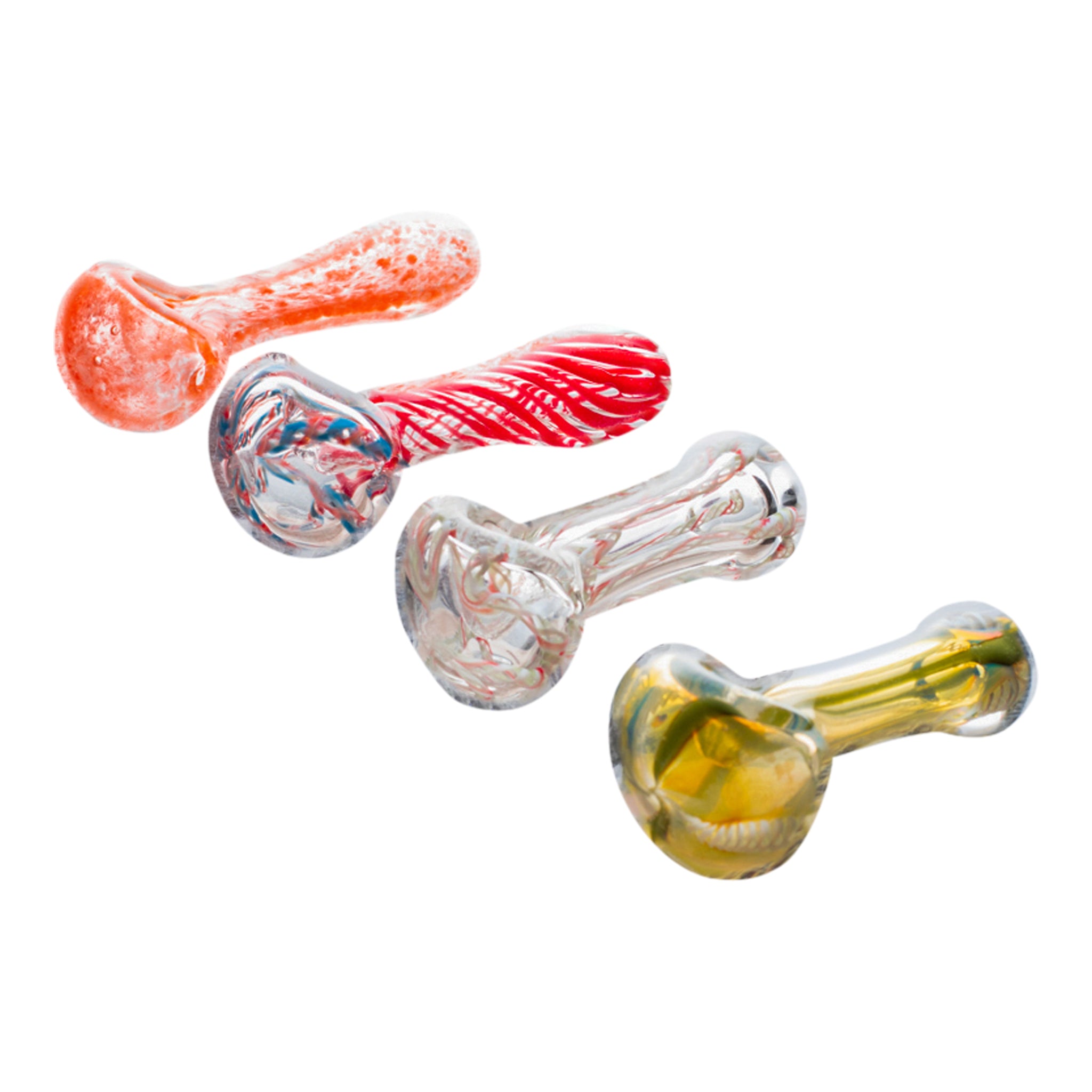 Swirled Glass Pipe - 4in - Image 2