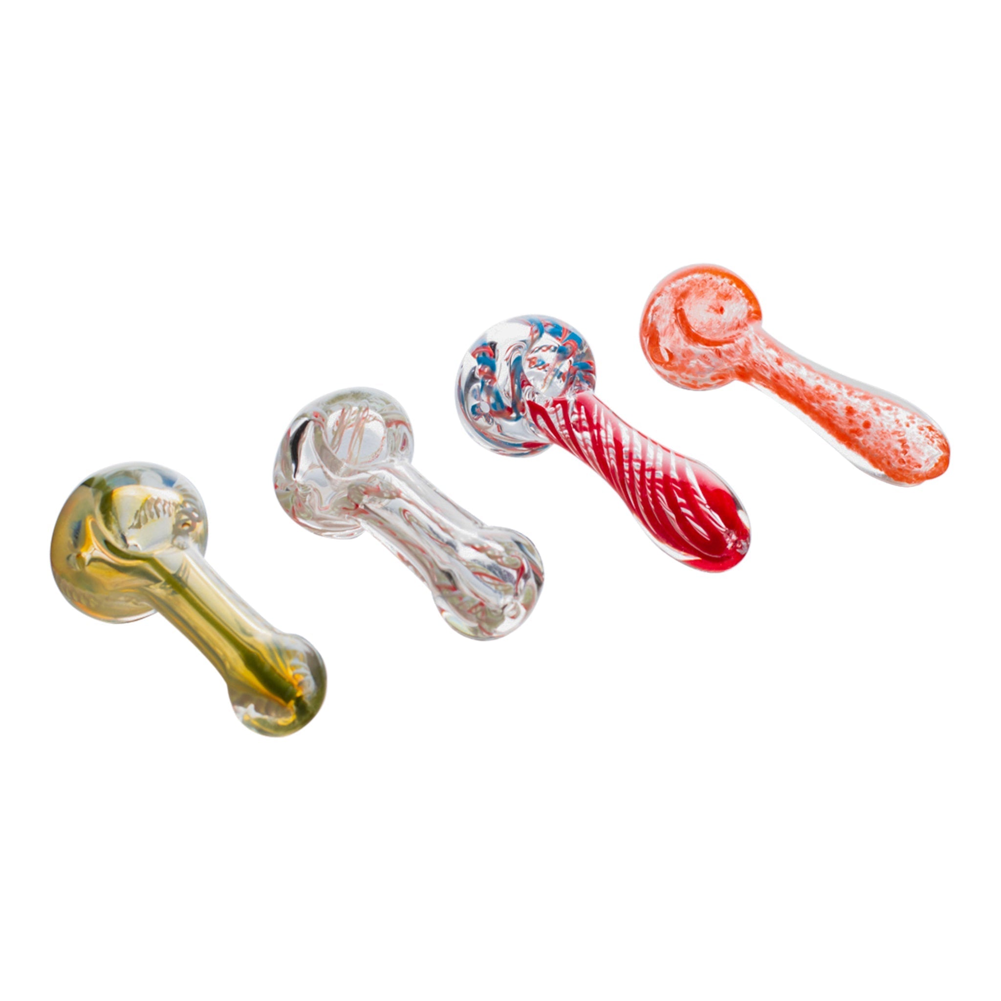 Swirled Glass Pipe - 4in