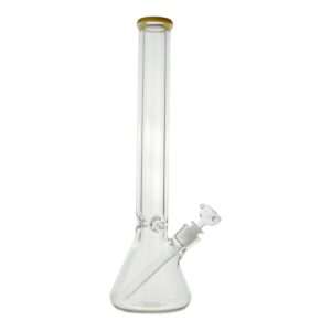 Tall Color Tip Beaker Bong - 18in