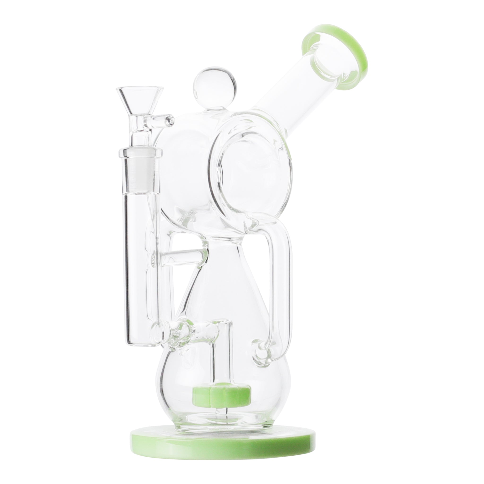 Teardrop Matrix Perc Bong - 9in - Image 3