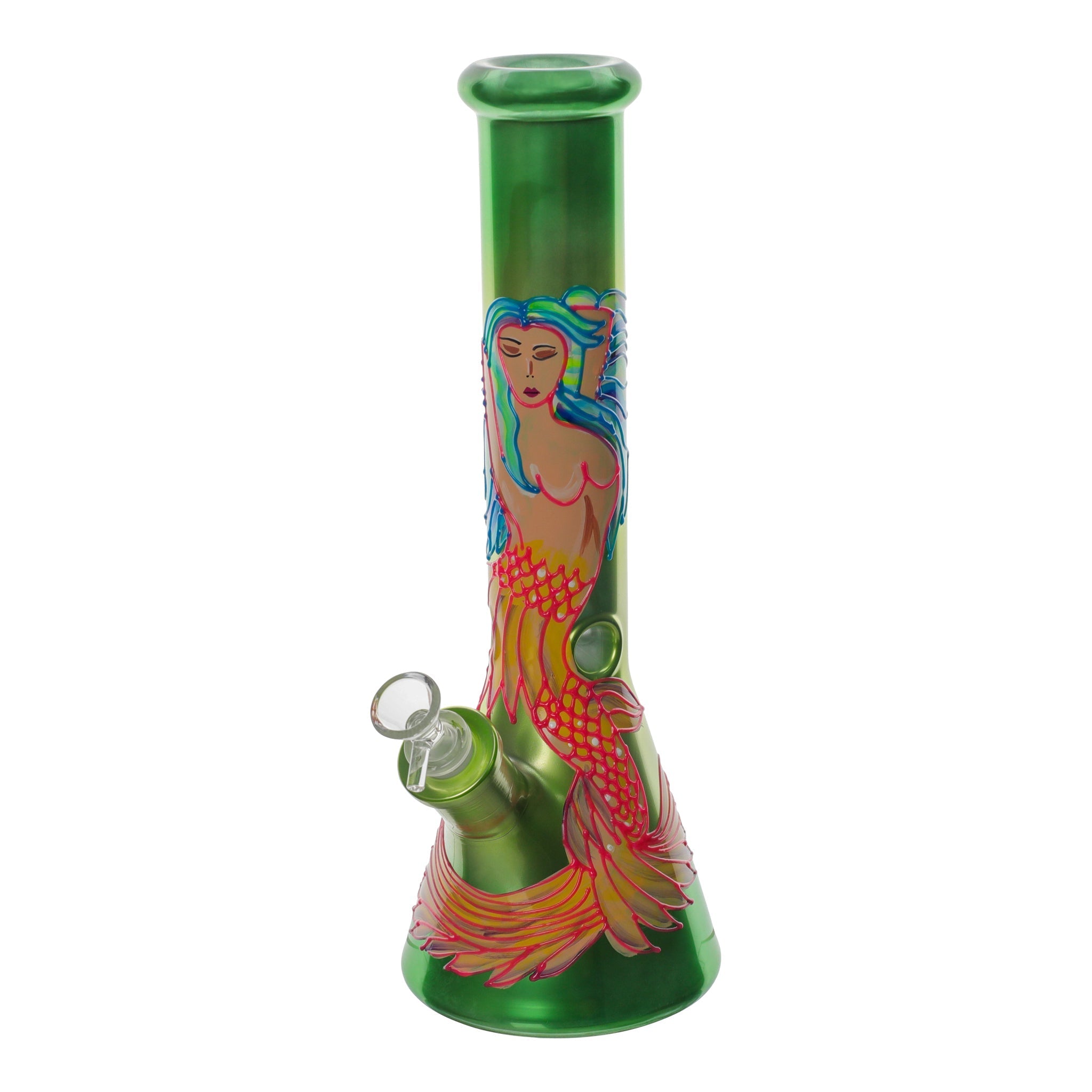 The Glowing Graphic Beaker Bong - 14in - Image 6