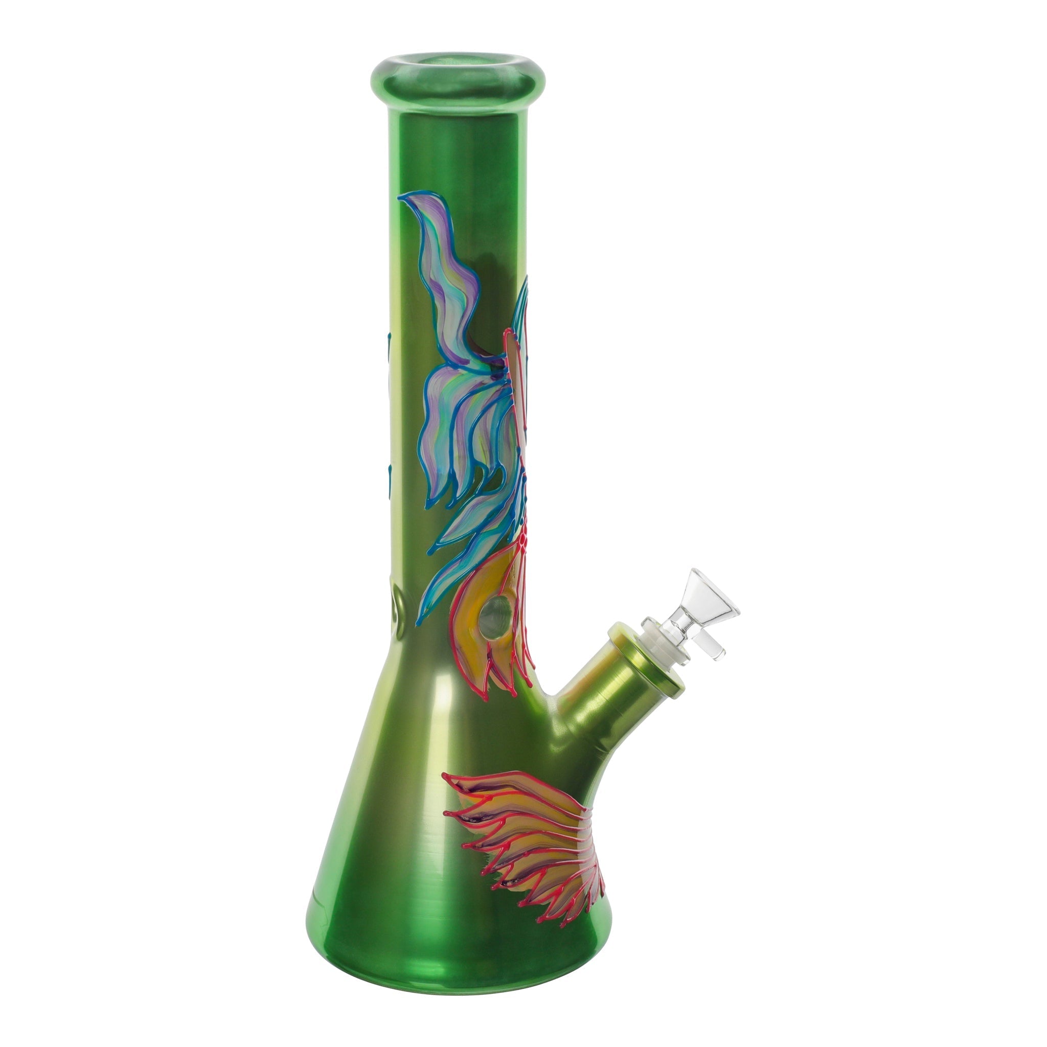 The Glowing Graphic Beaker Bong - 14in - Image 7