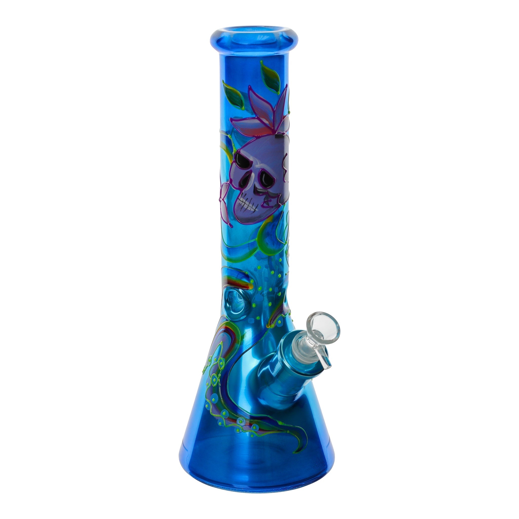 The Glowing Graphic Beaker Bong - 14in - Image 8