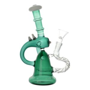 The Green Dripper Bong - 8in
