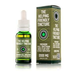 The Helping Friendly Full Spectrum Tincture - 2000mg