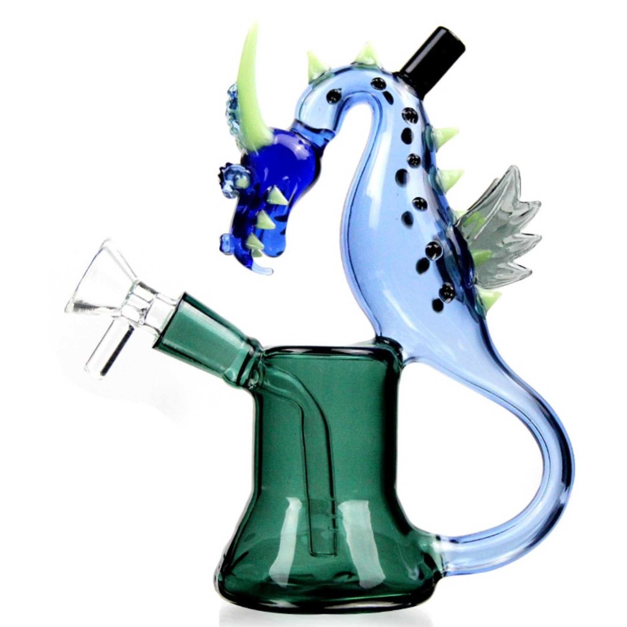 The Sea Dragon Bubbler Bong - 7in - Image 4
