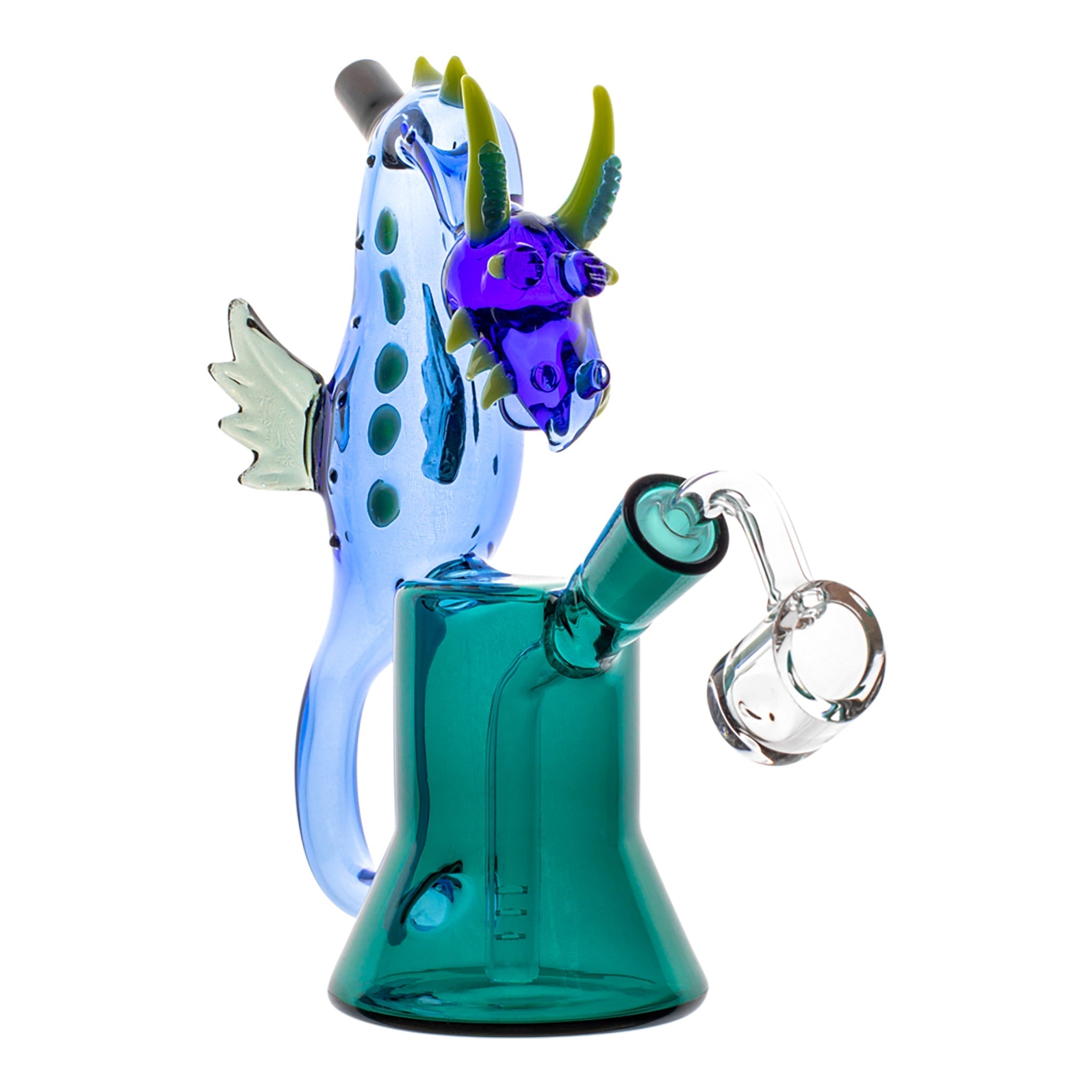 The Sea Dragon Bubbler Bong - 7in - Image 2