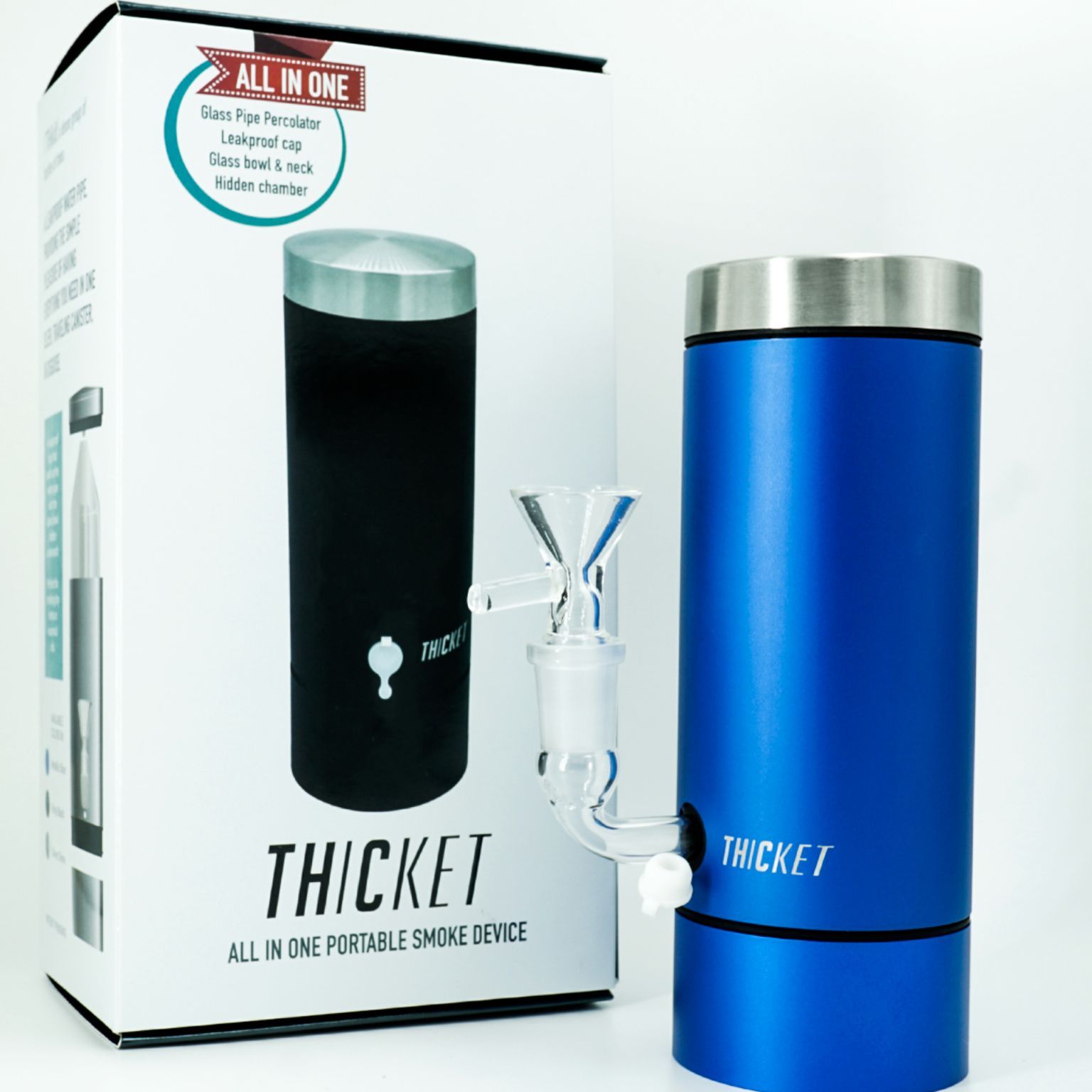 THICKET Discreet Water Pipe - 8in - Image 4