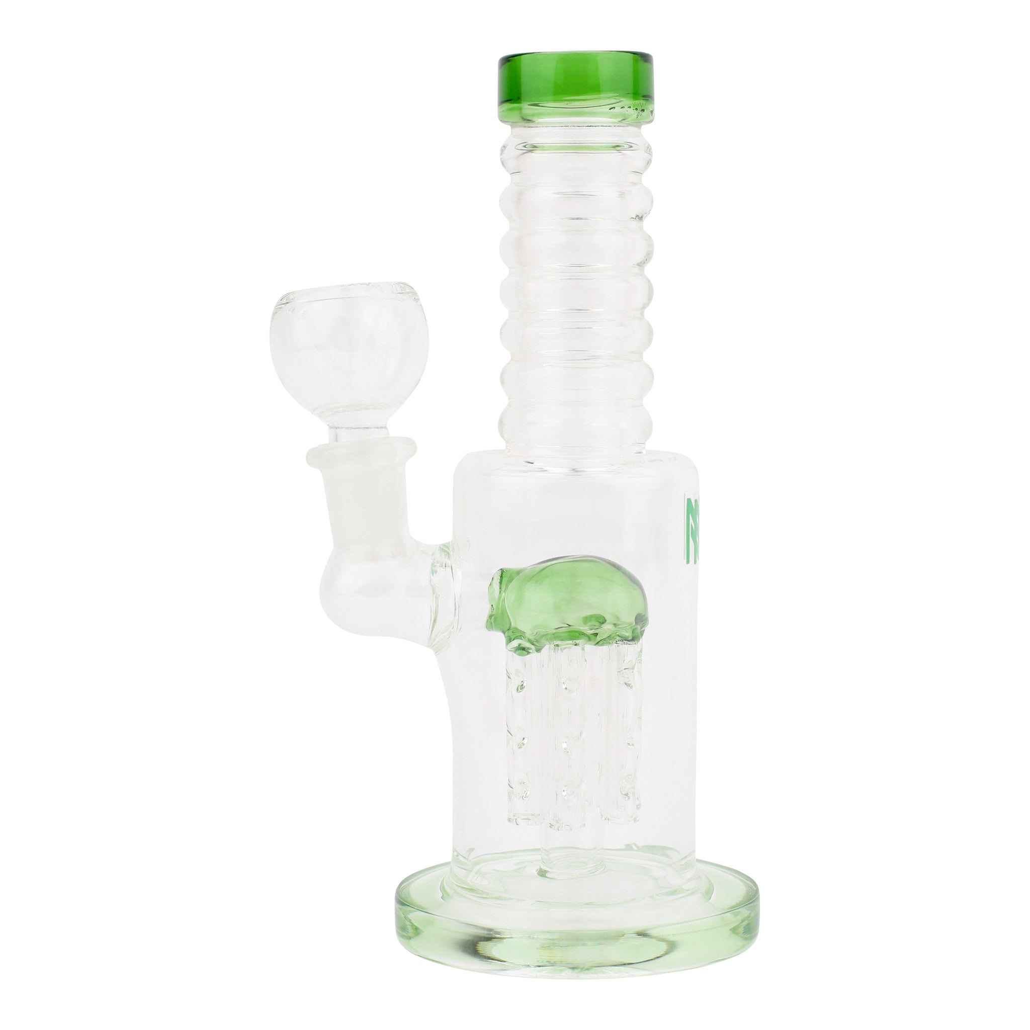 Threaded Tube Perc Bong - 7in - Image 3