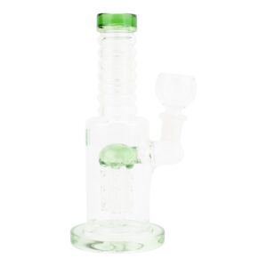 Threaded Tube Perc Bong - 7in