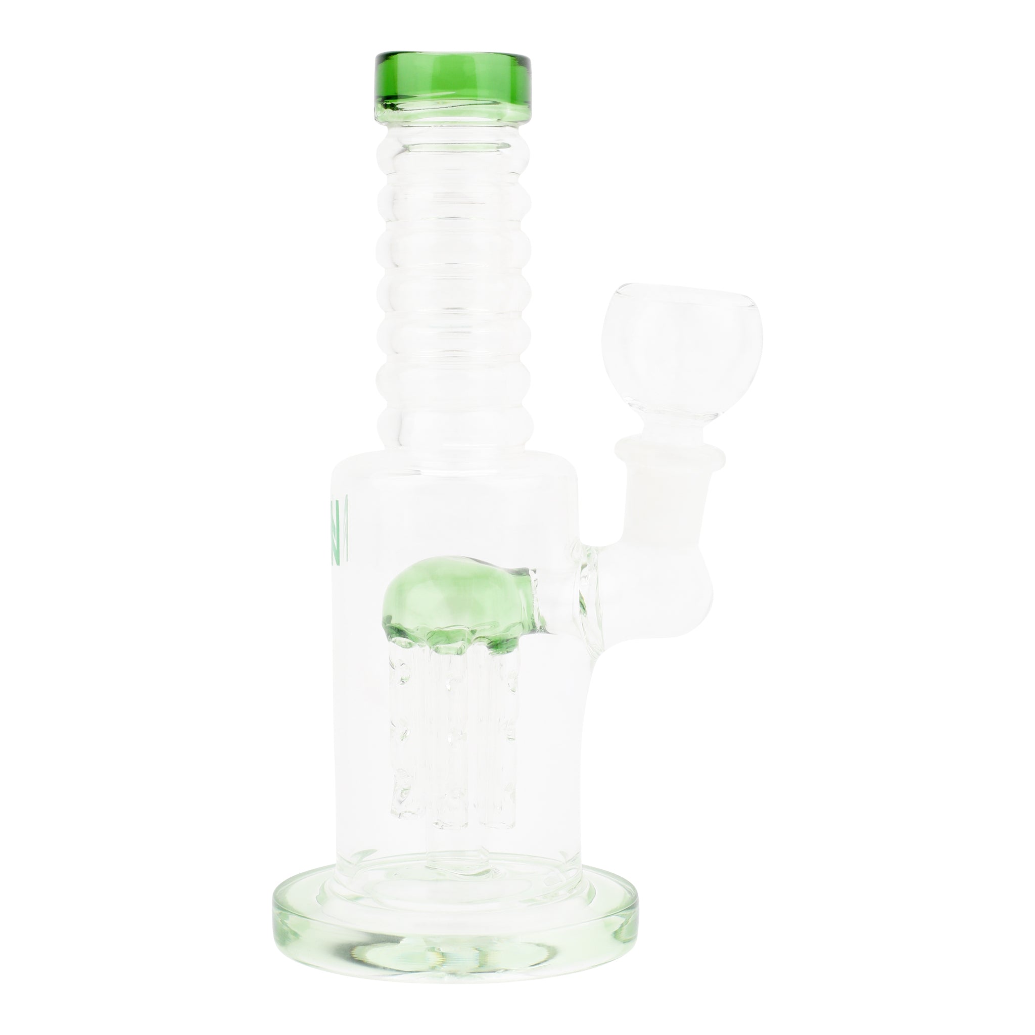 Threaded Tube Perc Bong - 7in