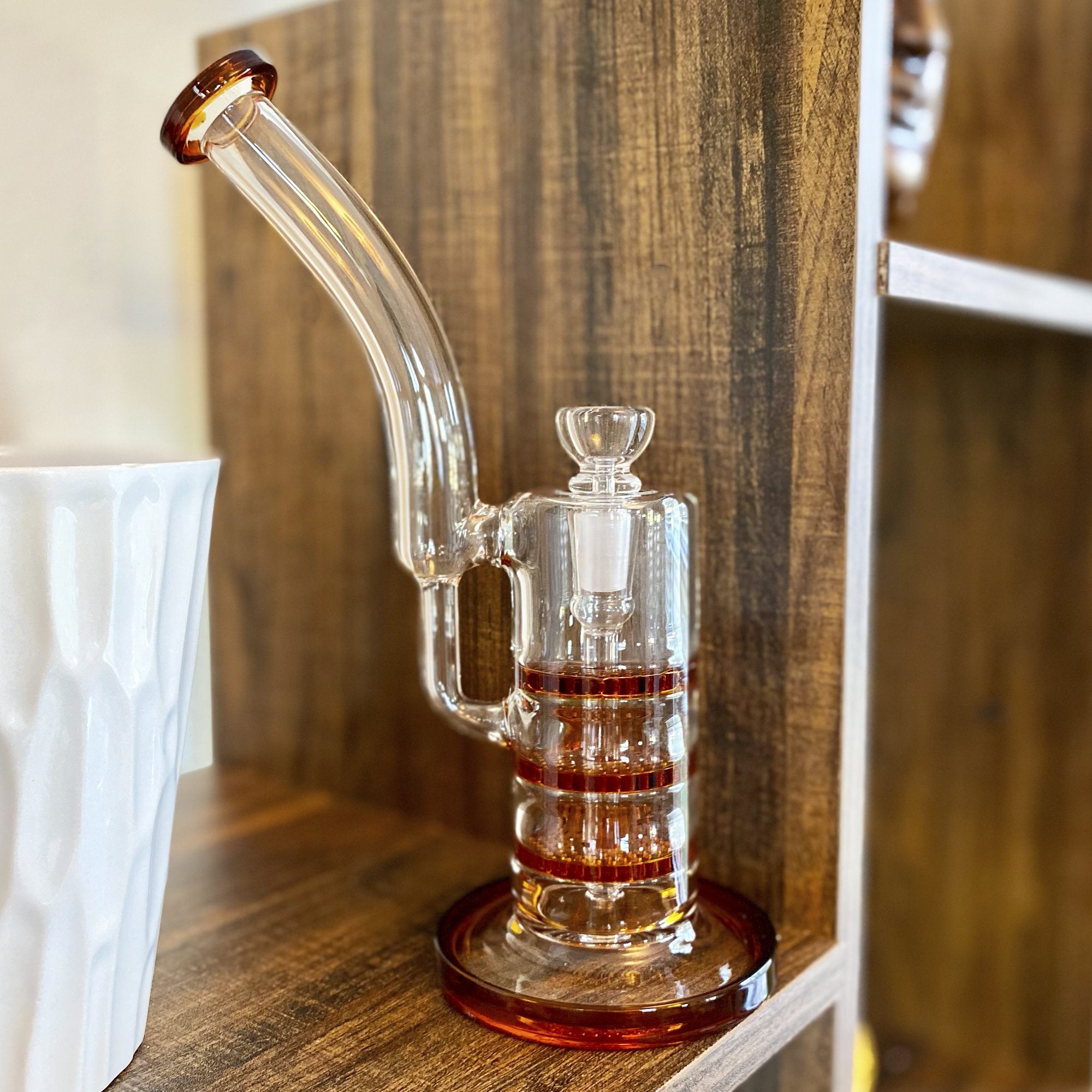 Three Ply Perc Bong - 10in - Image 2