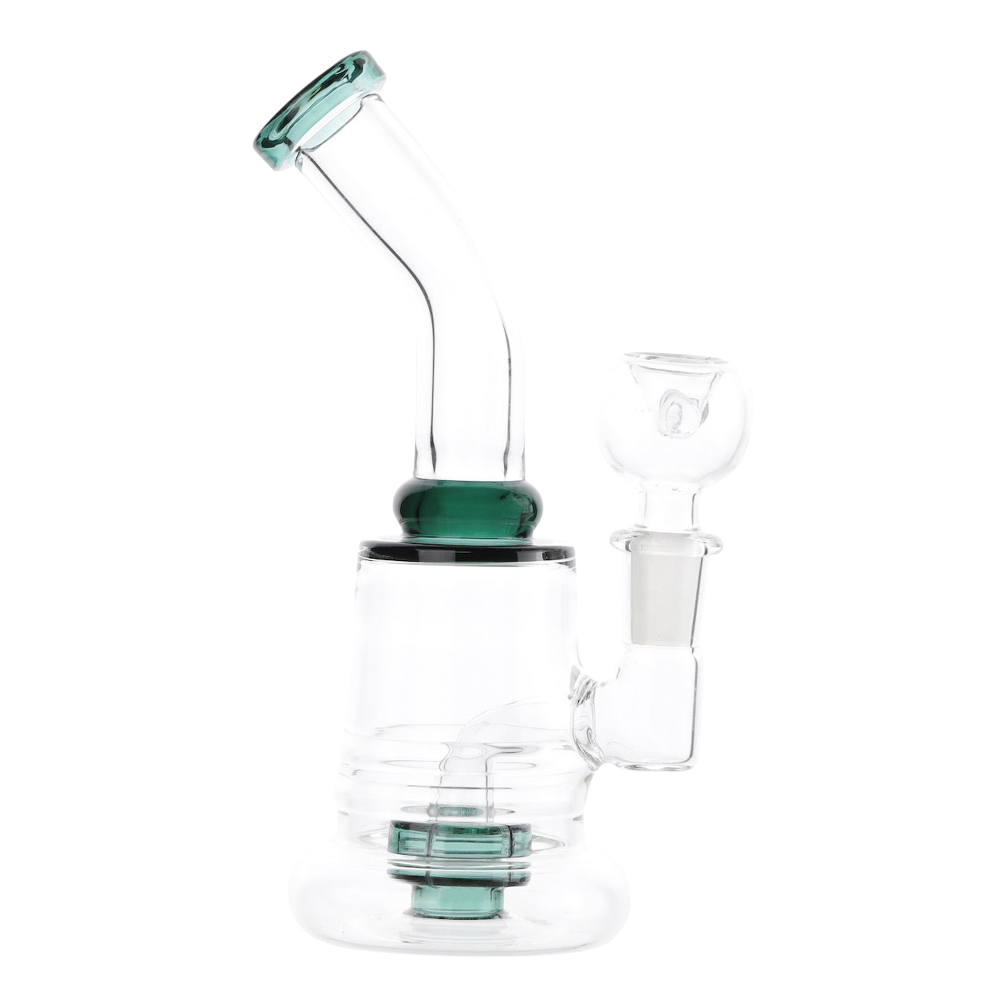 Tilted Disc Perc Bong - 7in - Image 3