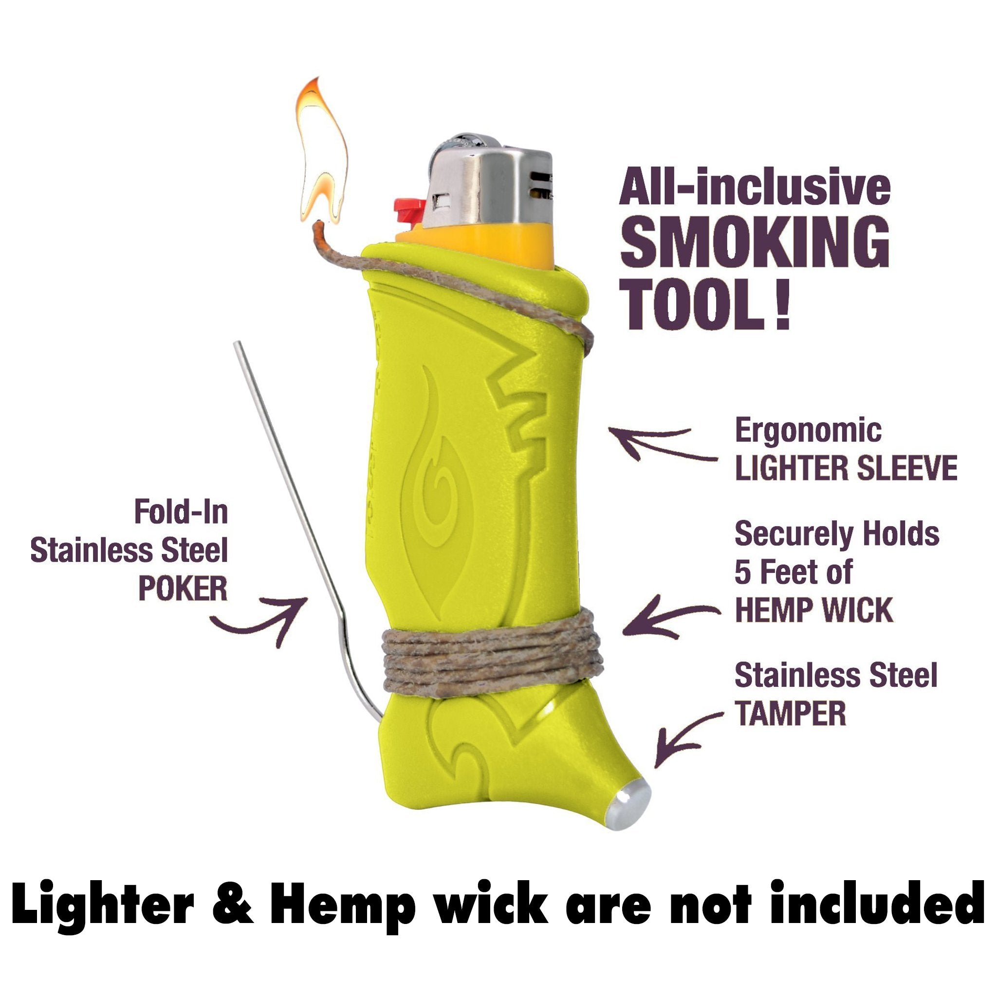 Toker Poker Lighter Sleeve - 3in - Image 2