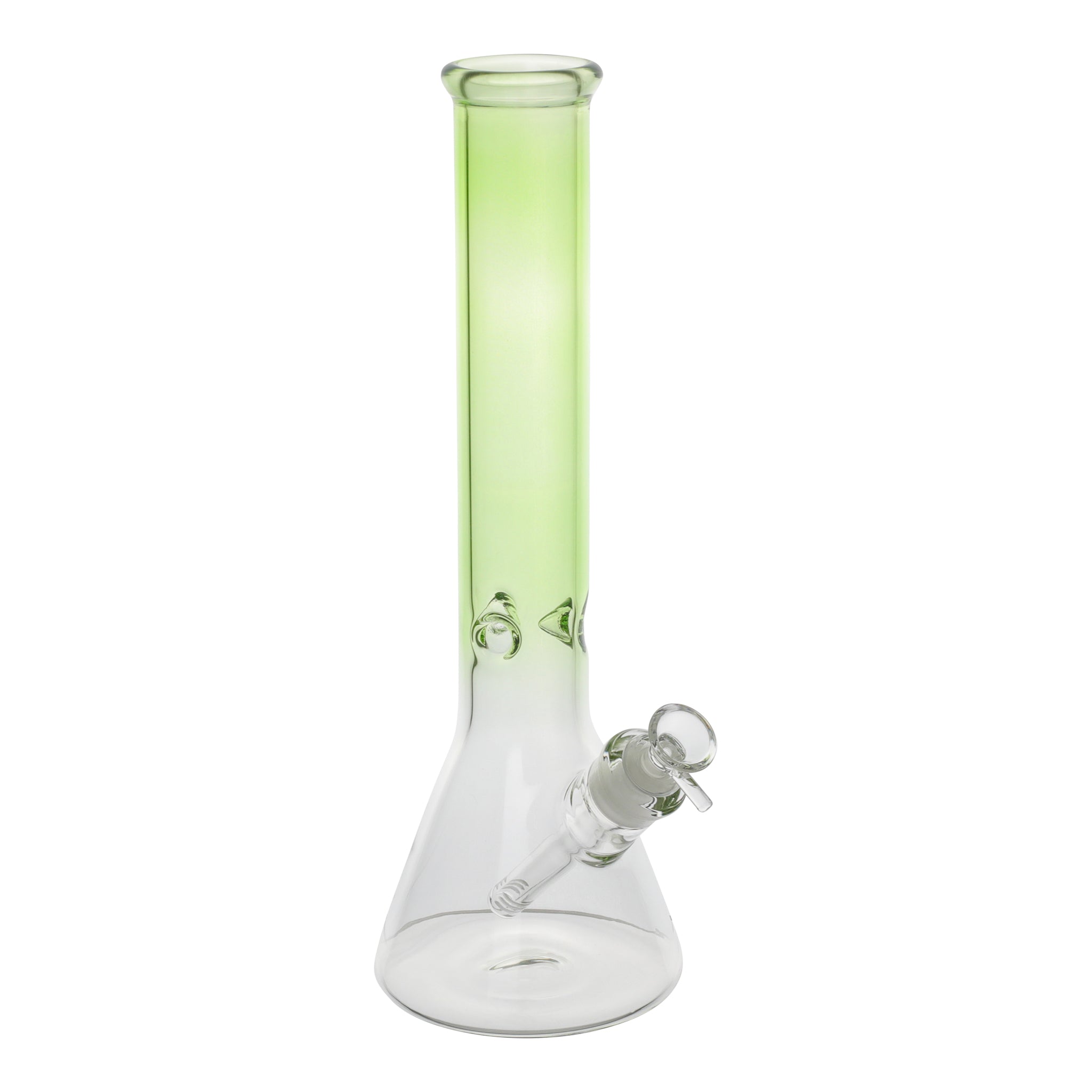Translucent Tube Beaker Bong - 14in - Image 4