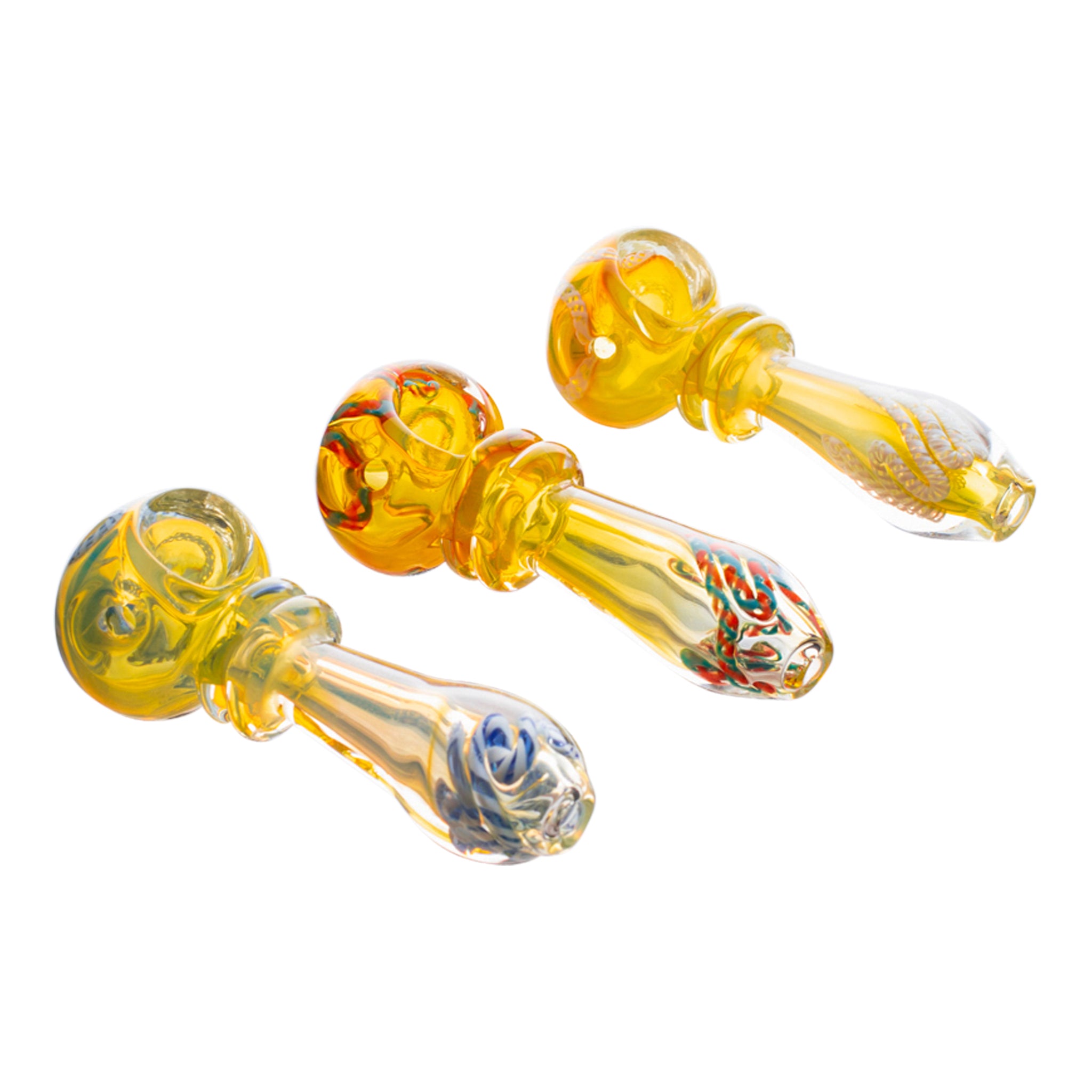 Tri Grip Glass Pipe - 5in