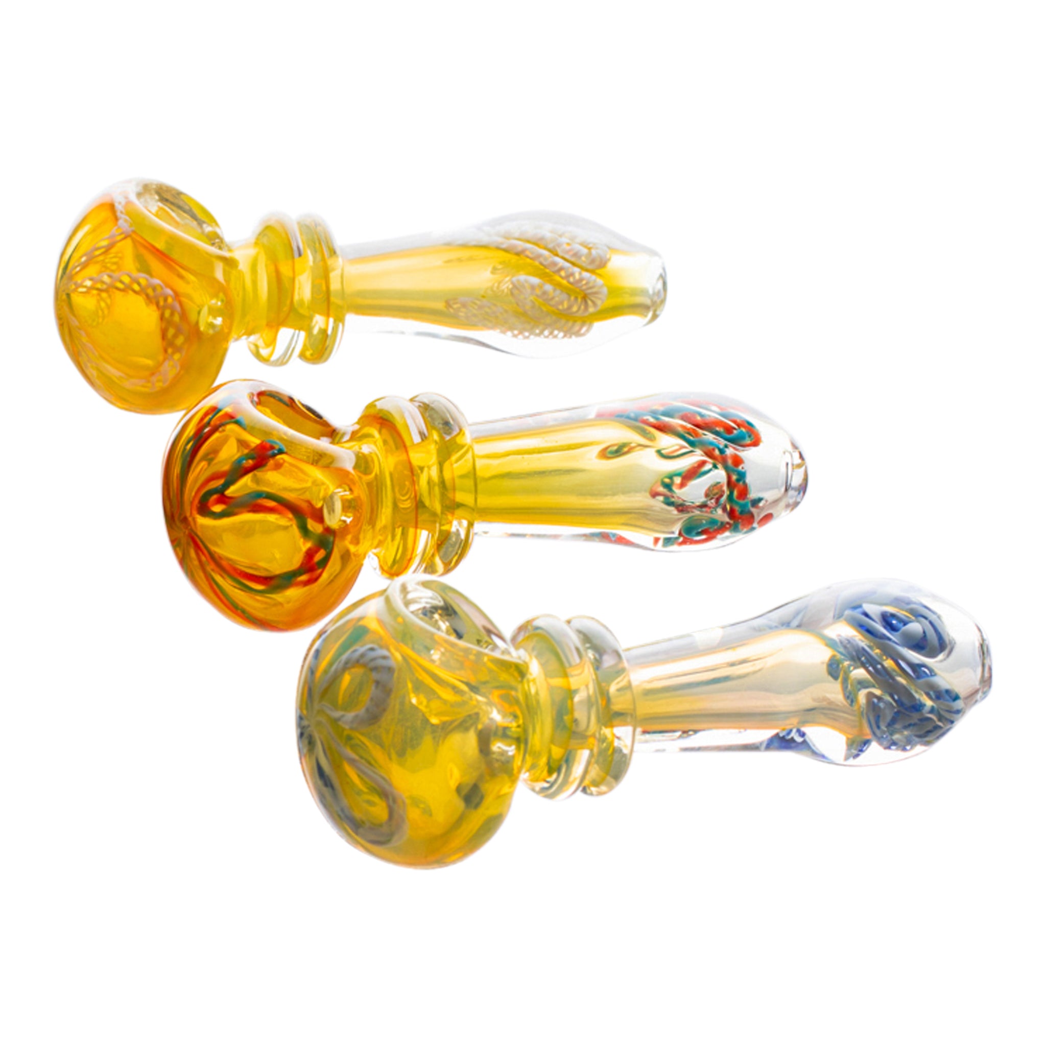 Tri Grip Glass Pipe - 5in - Image 3