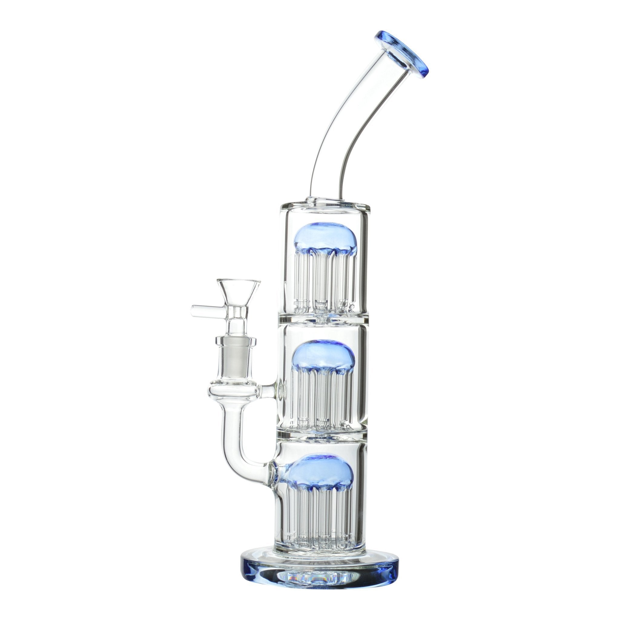Triple Barrel Bong - 15in - Image 4