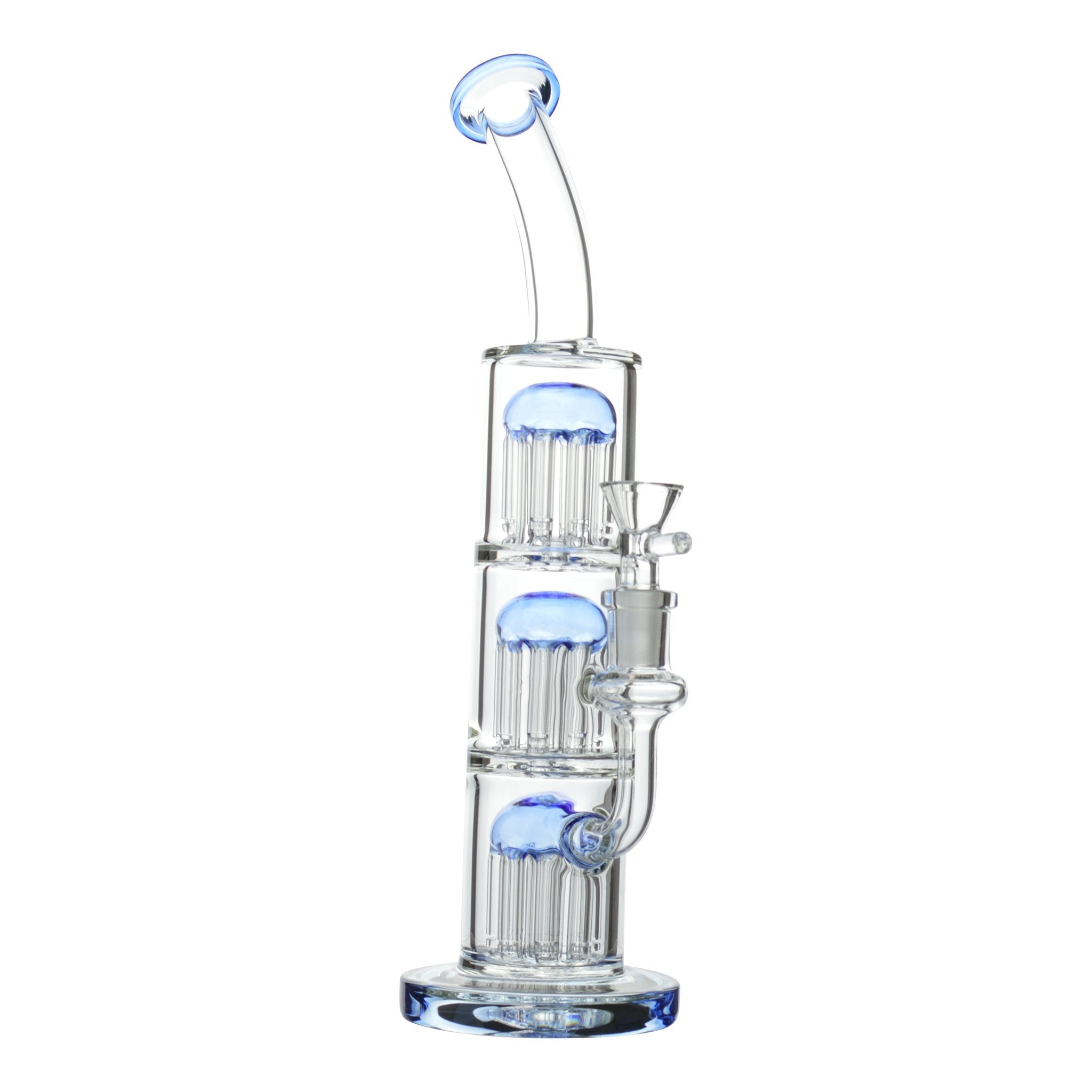 Triple Barrel Bong - 15in - Image 3