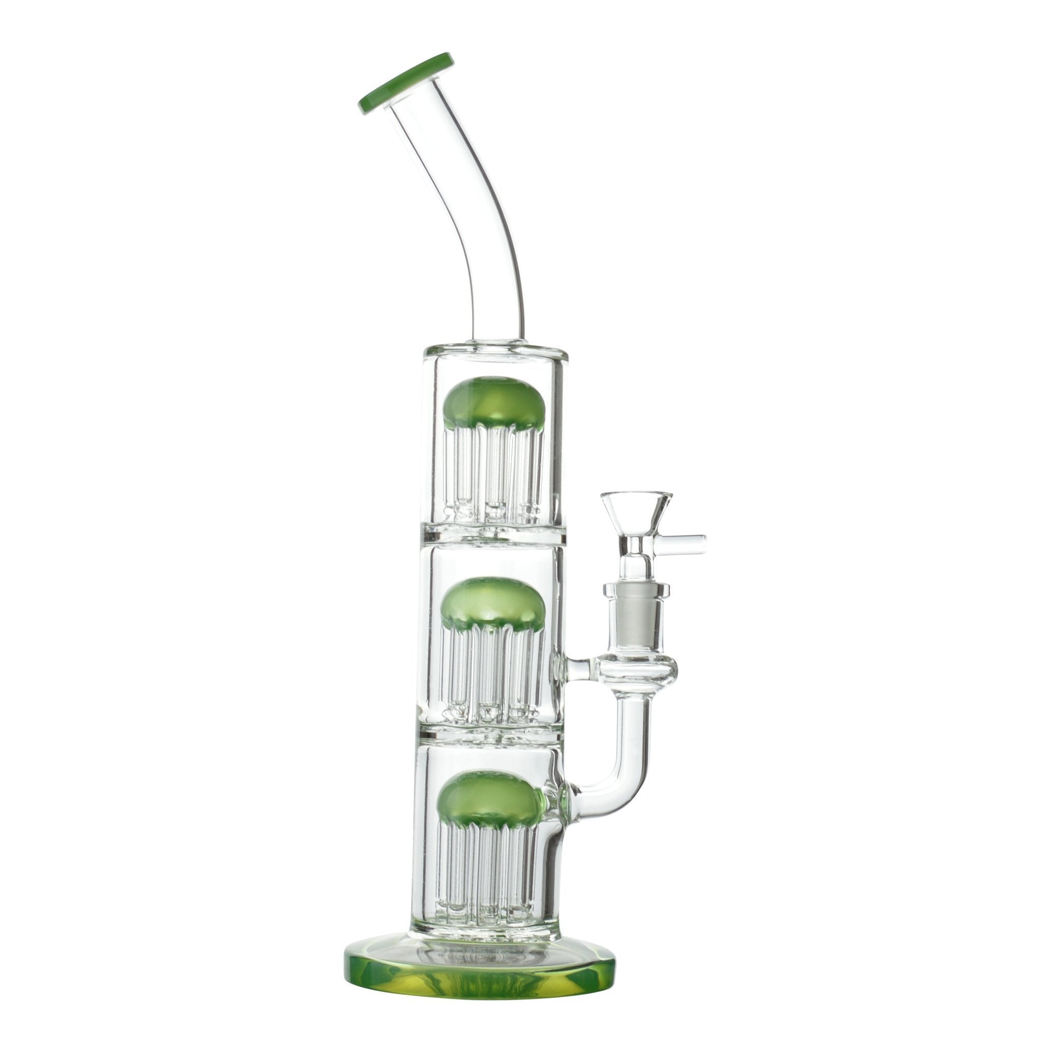 Triple Barrel Bong - 15in - Image 5