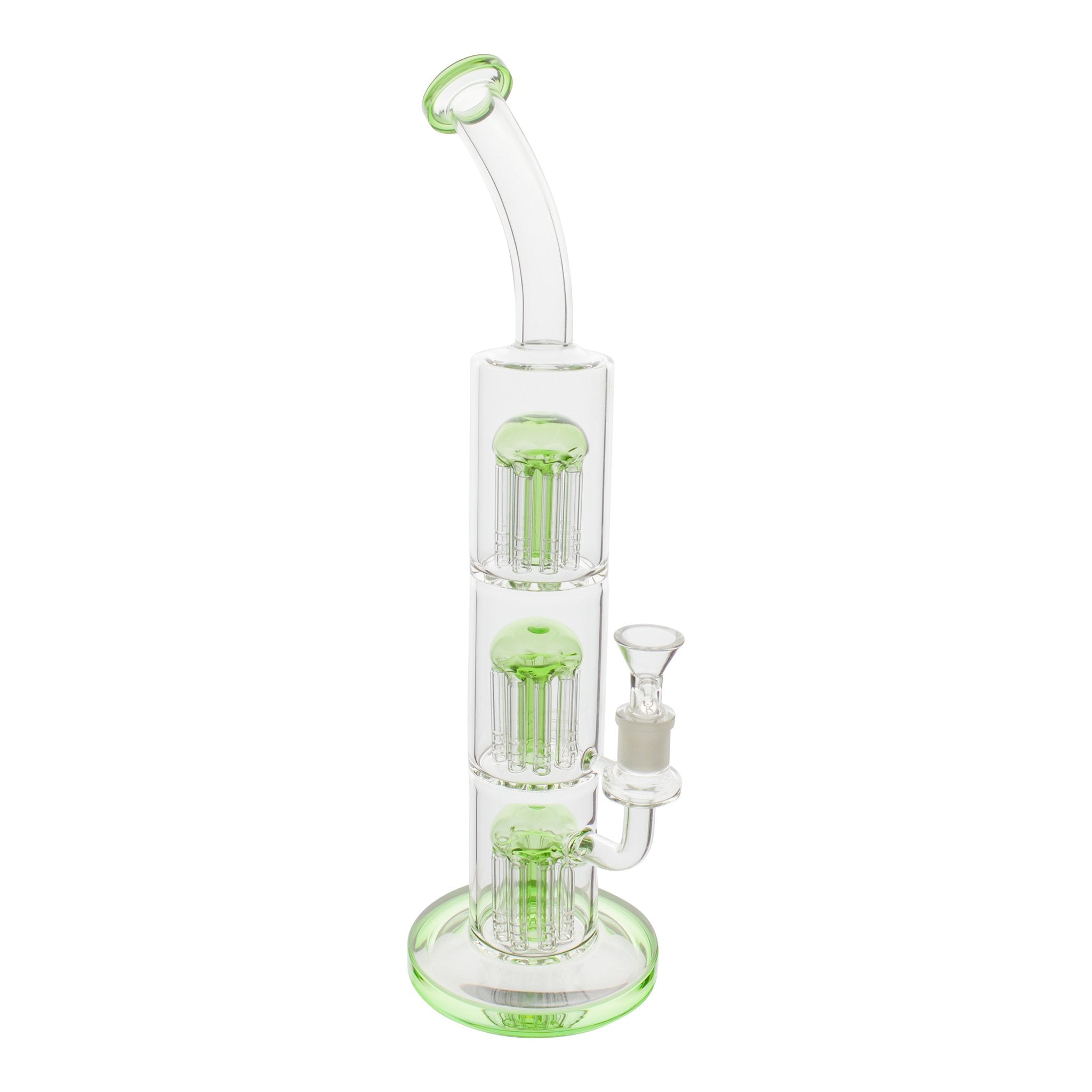 Triple Barrel Bong - 15in - Image 6