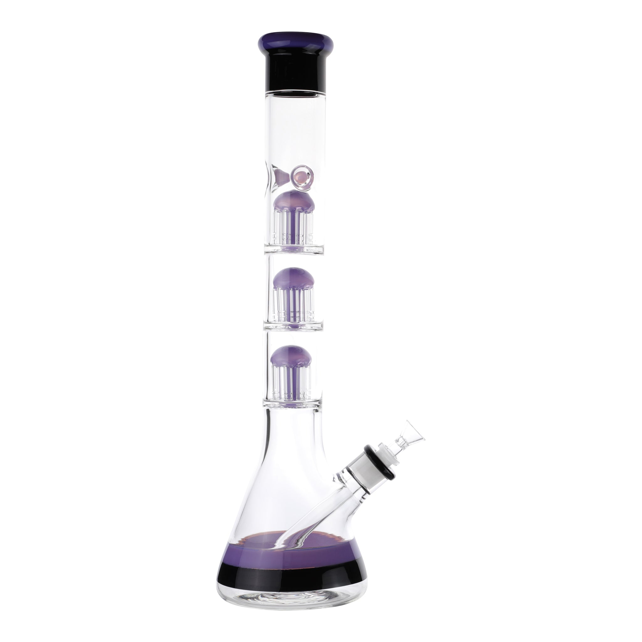 Triple Dipped Tree Perc Bong - 18in - Image 5