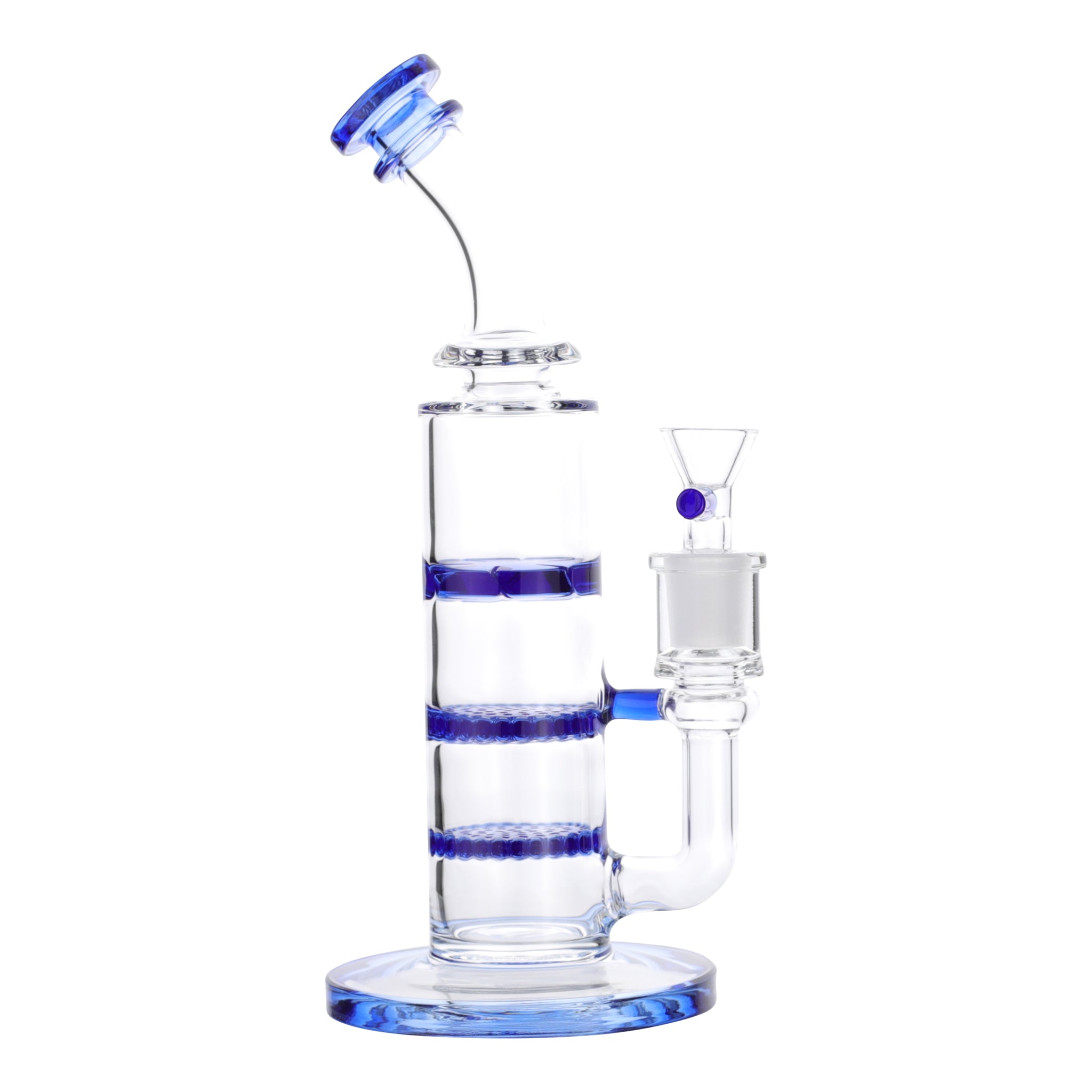 Triple Disc Jockey Bong - 8in - Image 4