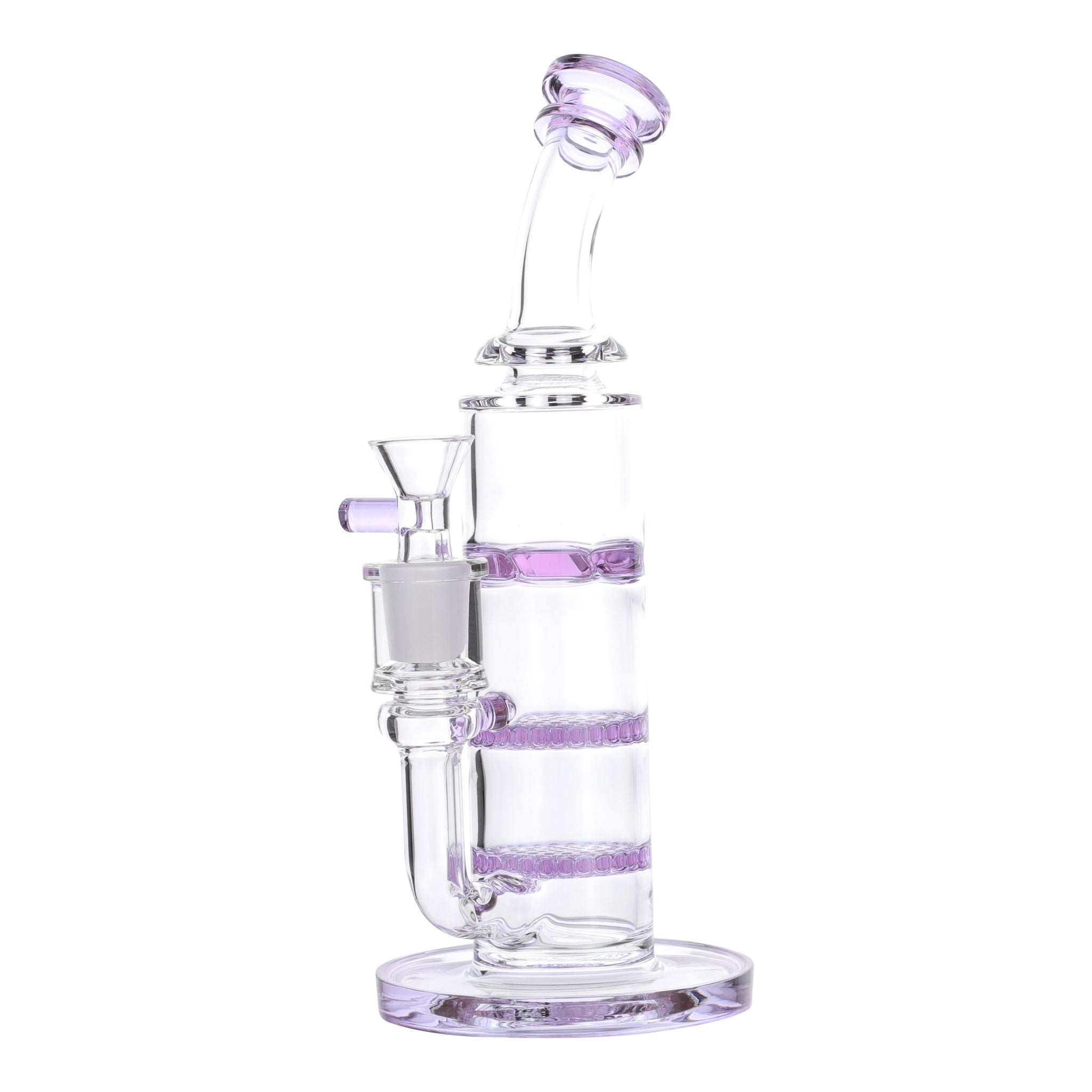 Triple Disc Jockey Bong - 8in - Image 3