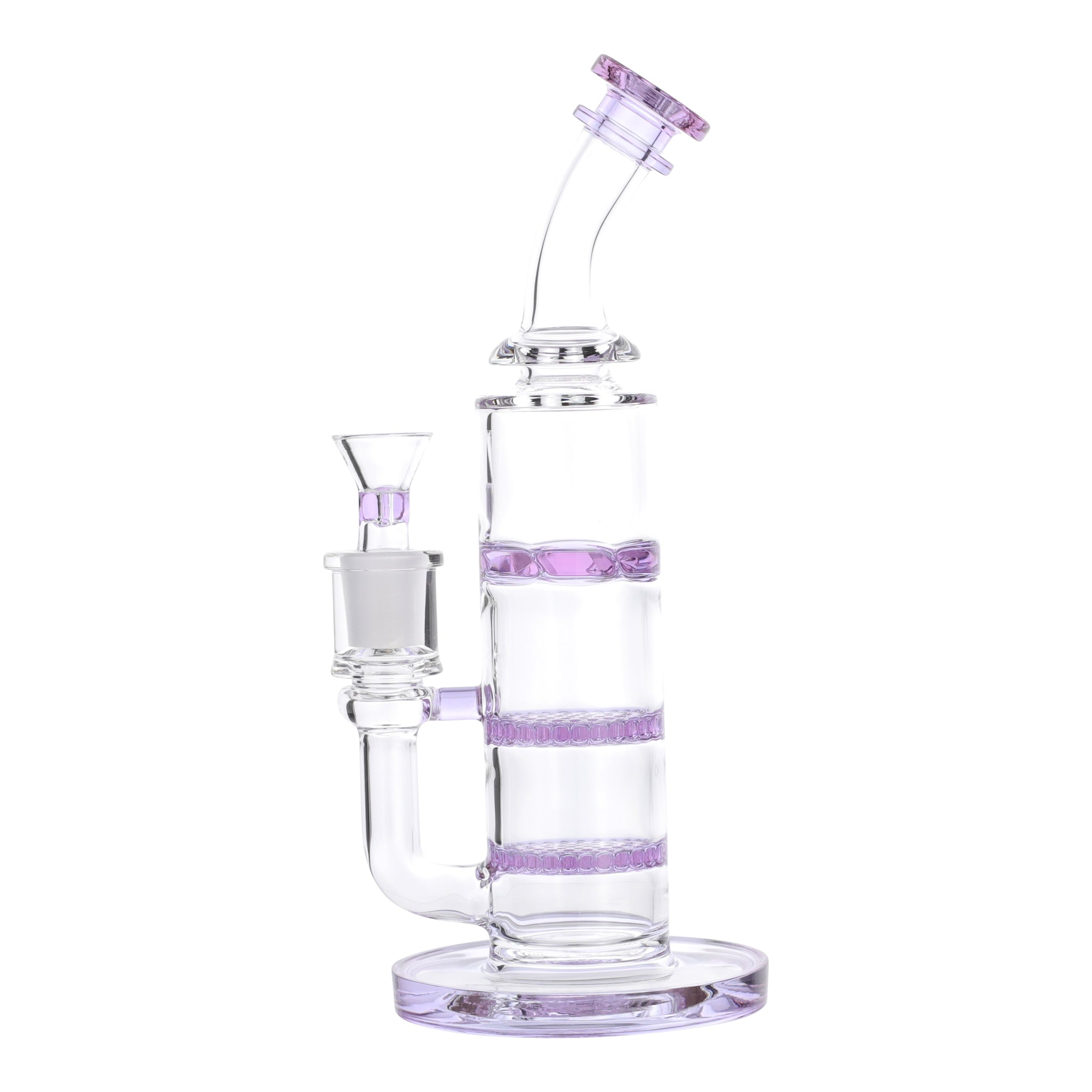 Triple Disc Jockey Bong - 8in - Image 2