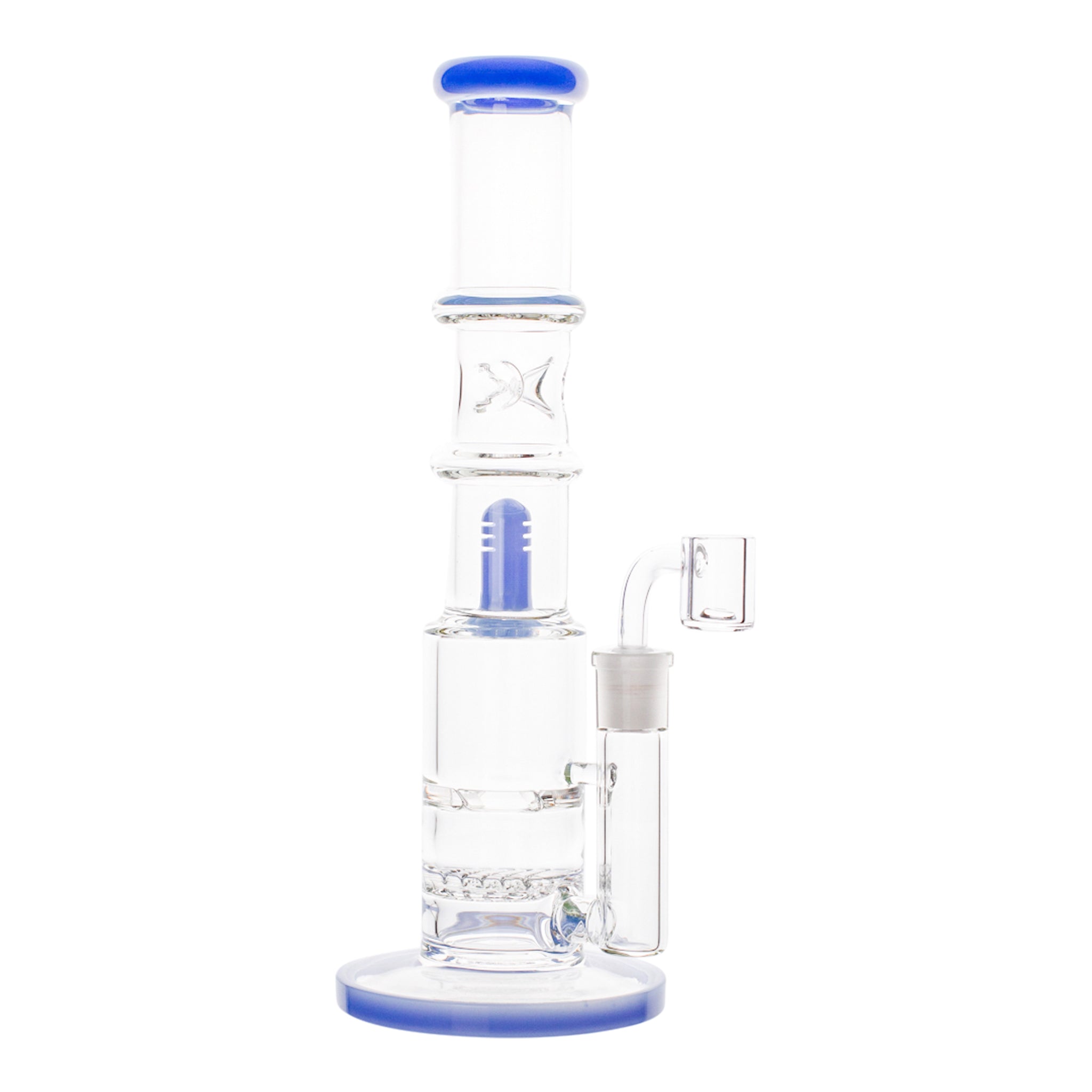 Triple Level Disc Perc Bong - 12in - Image 8