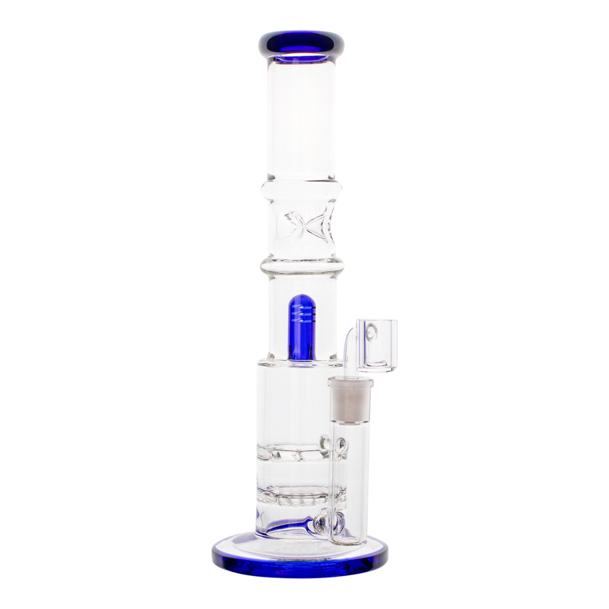 Triple Level Disc Perc Bong - 12in - Image 5