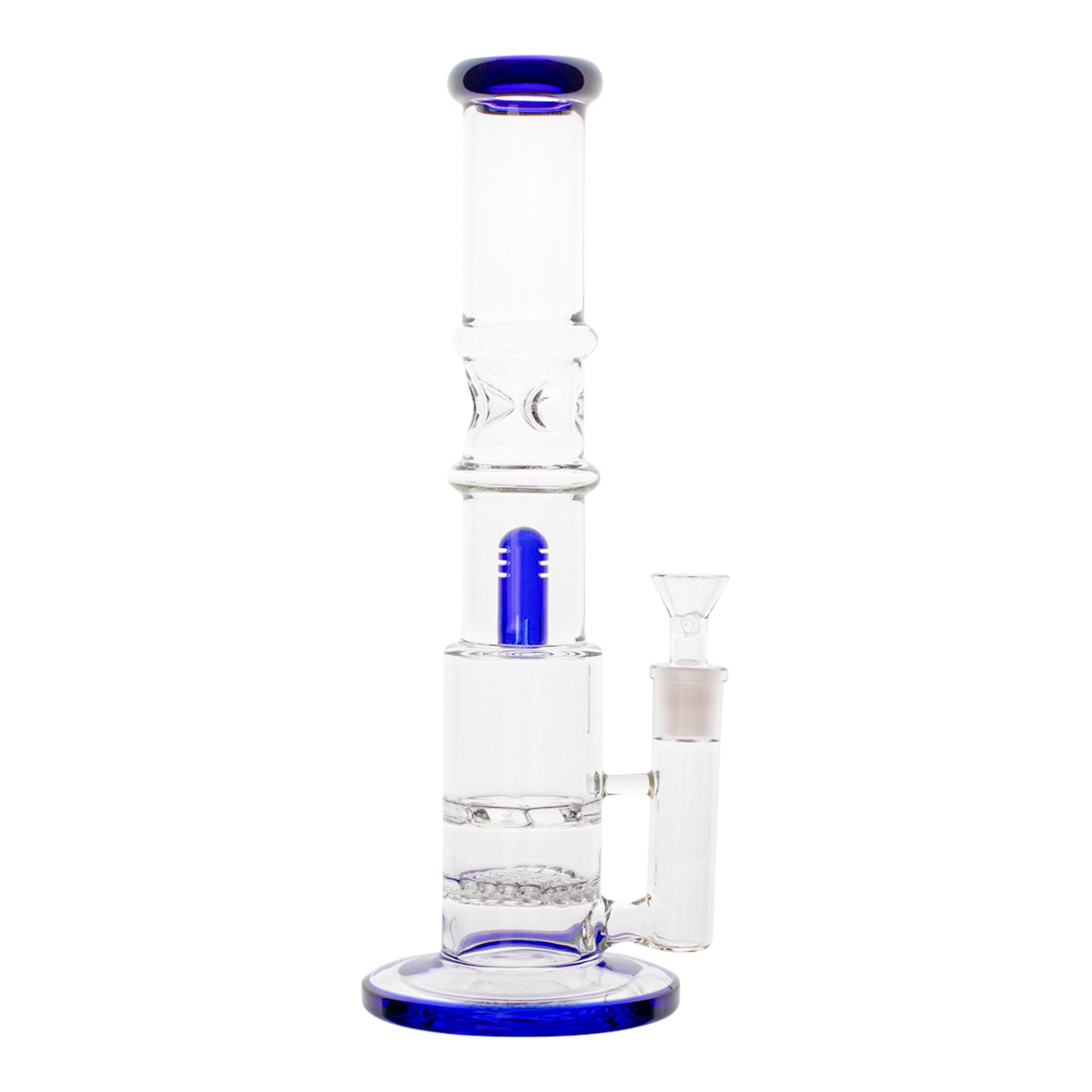Triple Level Disc Perc Bong - 12in - Image 2