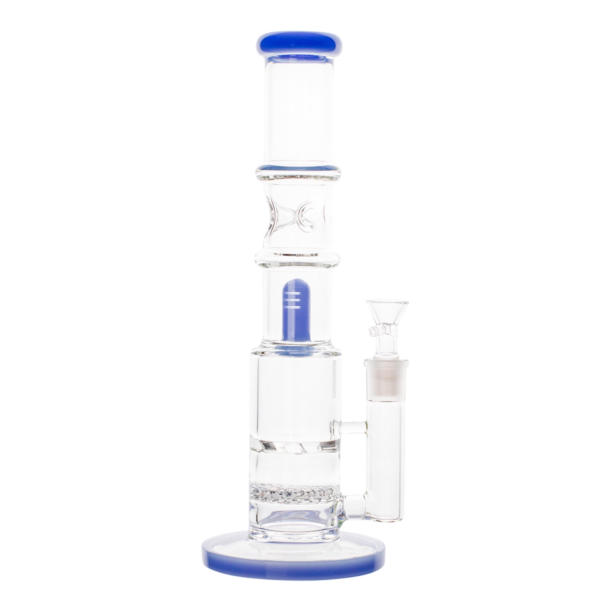 Triple Level Disc Perc Bong - 12in - Image 6
