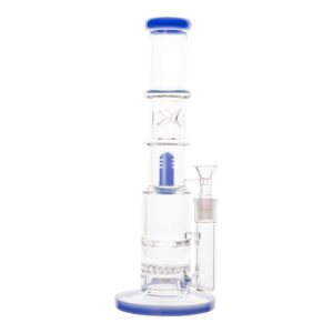 Triple Level Disc Perc Bong - 12in