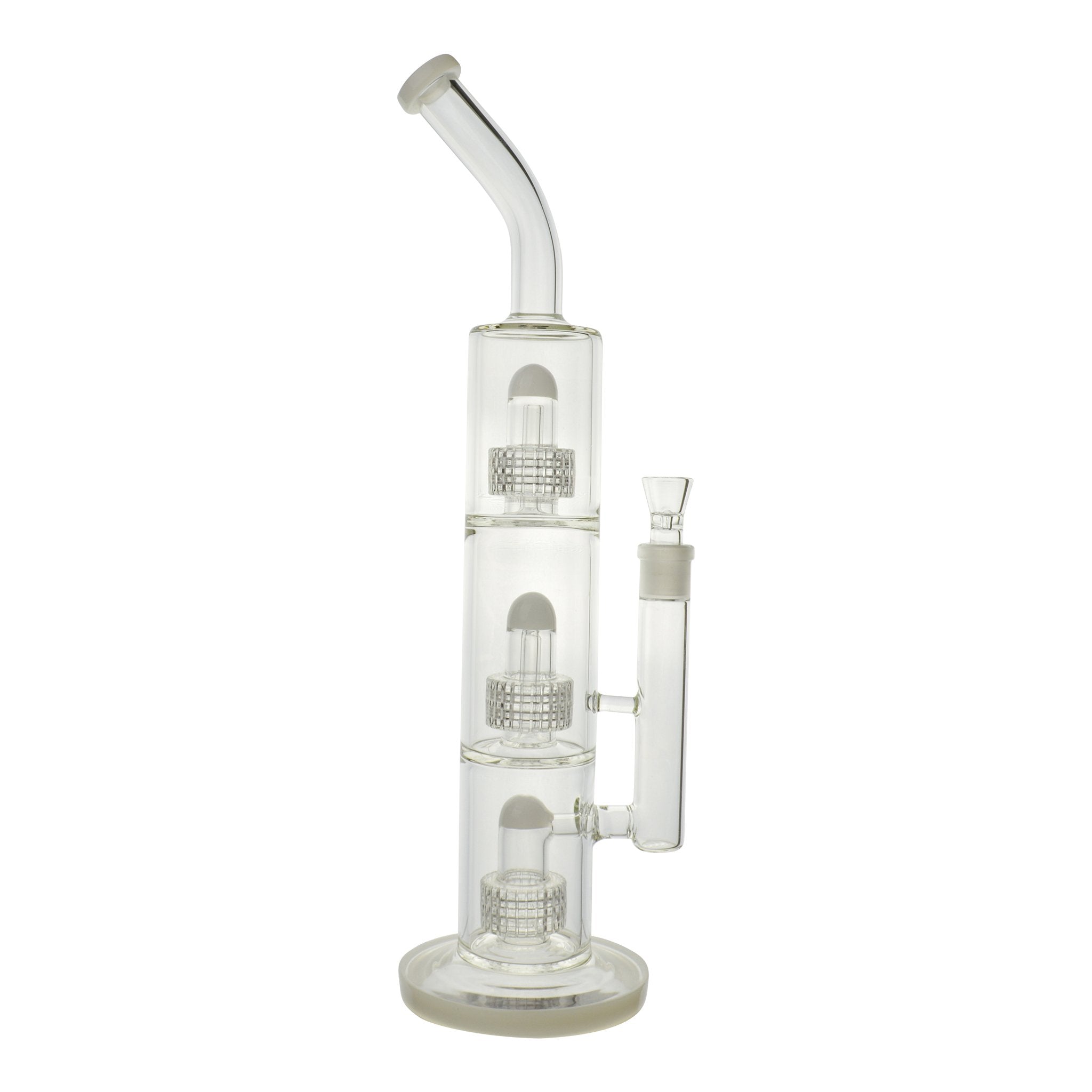 Triple Matrix Chamber Bong - 15 inches percolator bong