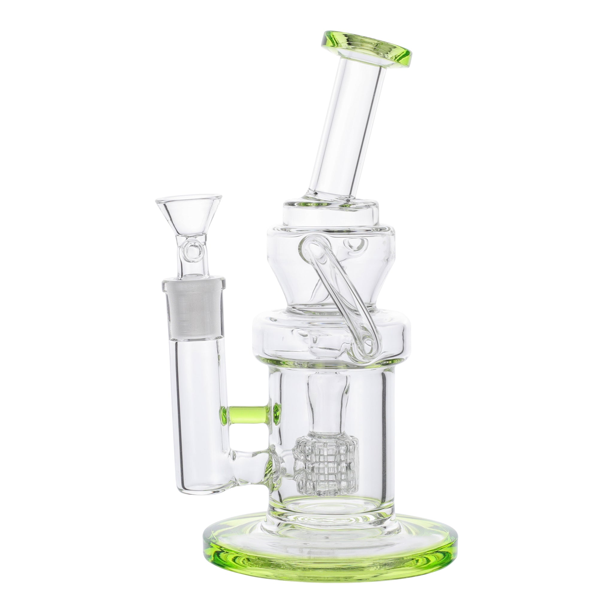 Tube Tied Matrix Perc Bong - 10in - Image 3
