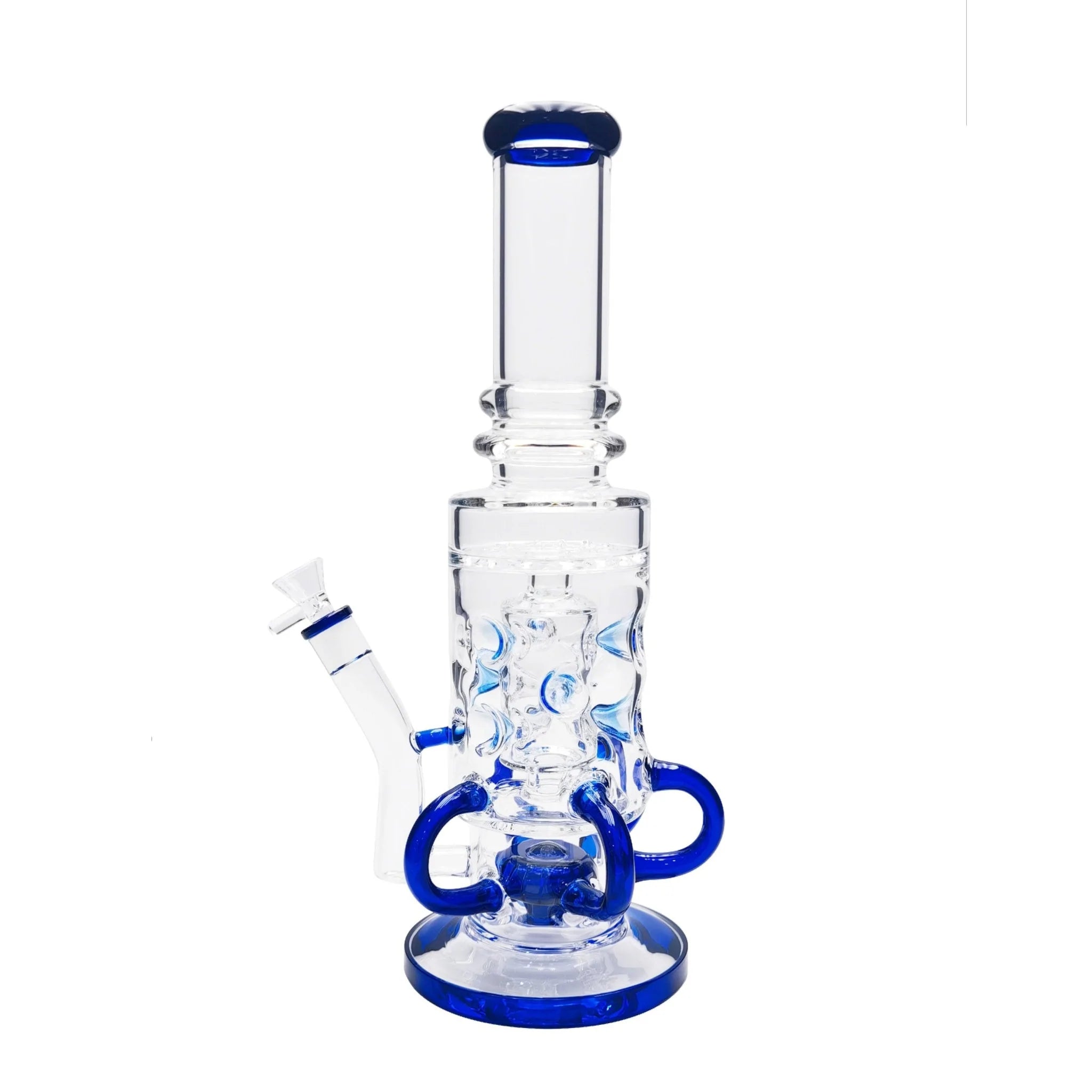 Tubular Swiss Perc Bong - 15in - Image 3