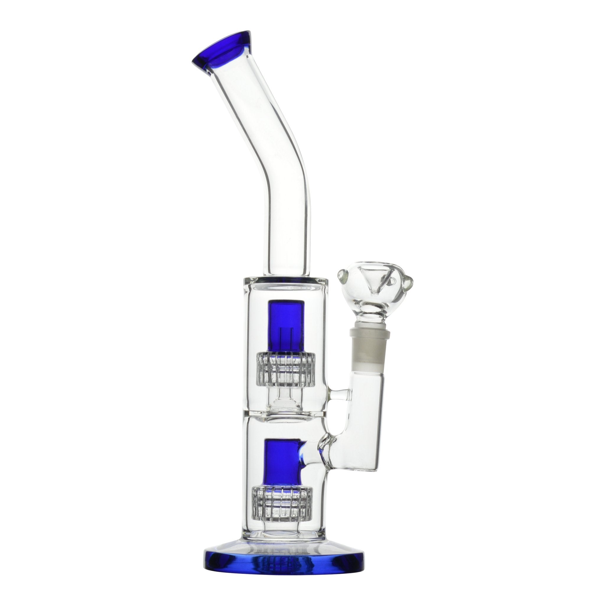 Twin Matrix Chamber Bong - 12in
