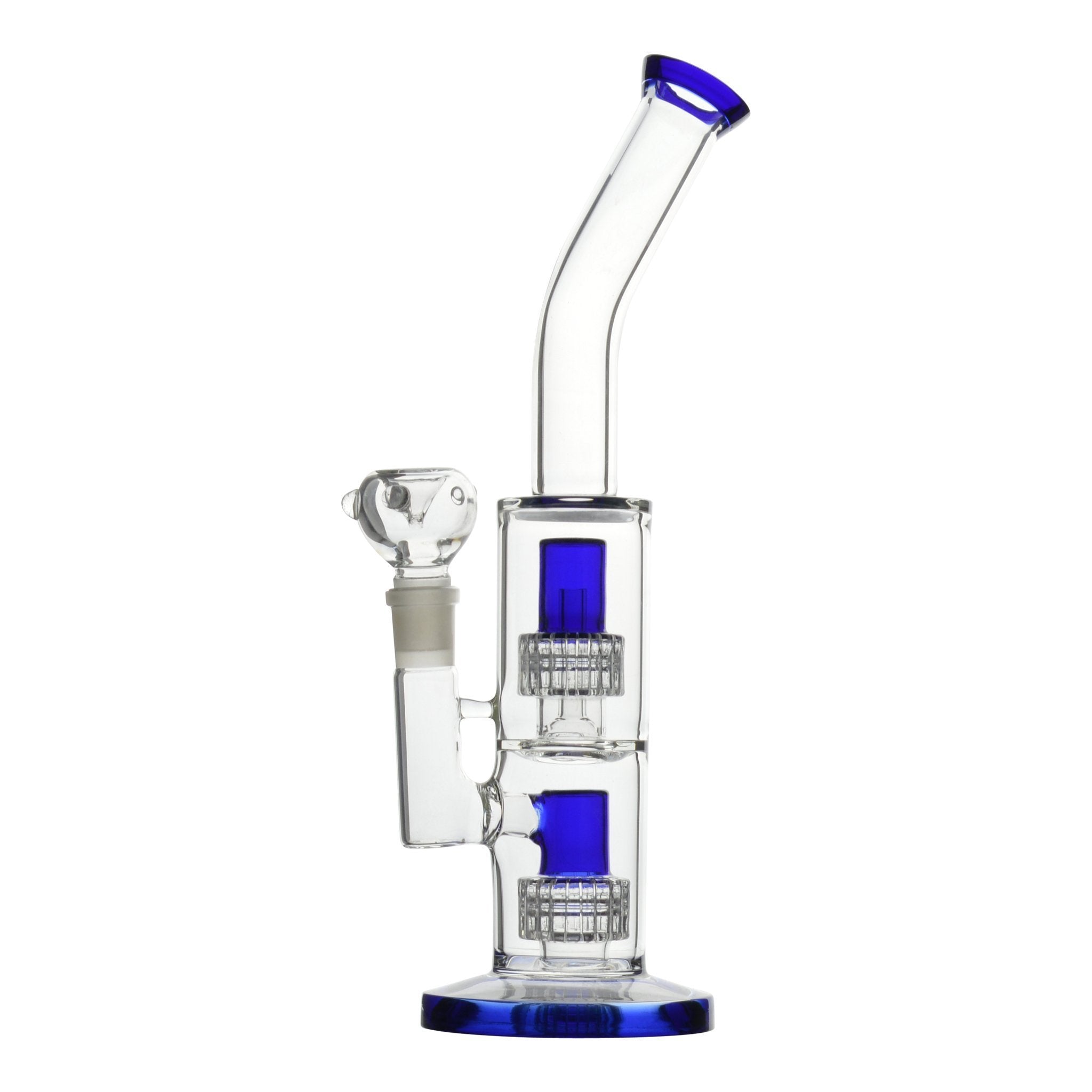 Twin Matrix Chamber Bong - 12in - Image 3
