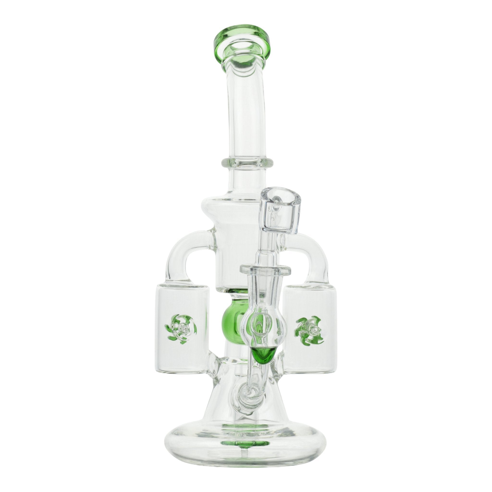 Twin Paddle Bong - 10in - Image 3