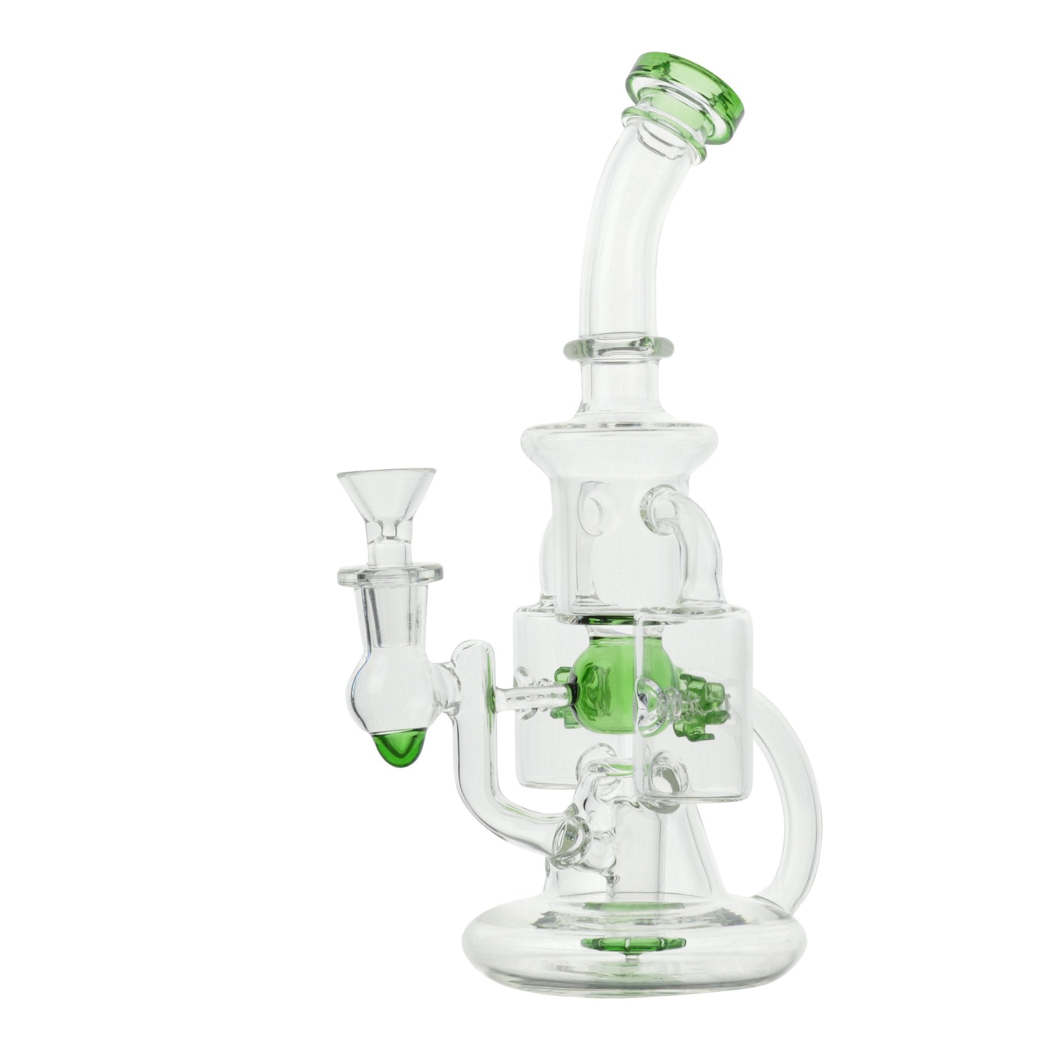 Twin Paddle Bong - 10in - Image 5